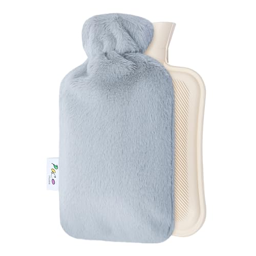 paco-home-w-rmflasche-mit-bezug-fleece-2-l-beige-bettflasche-strickbezug-f-r-kin image 7