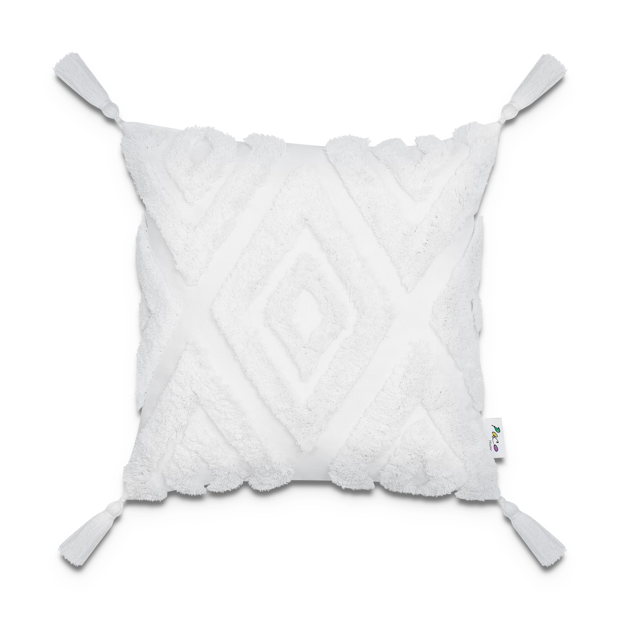 paco-home-boho-kissenbezug-mit-quastenfransen-creme-wei-single image 1
