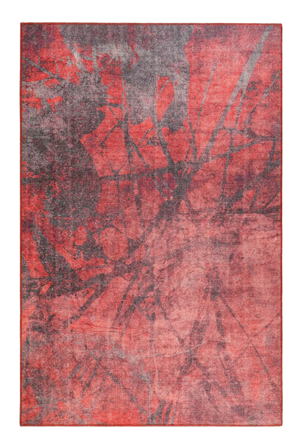 weconhome-pepe-vintage-teppich-rot-kurzflor image 1