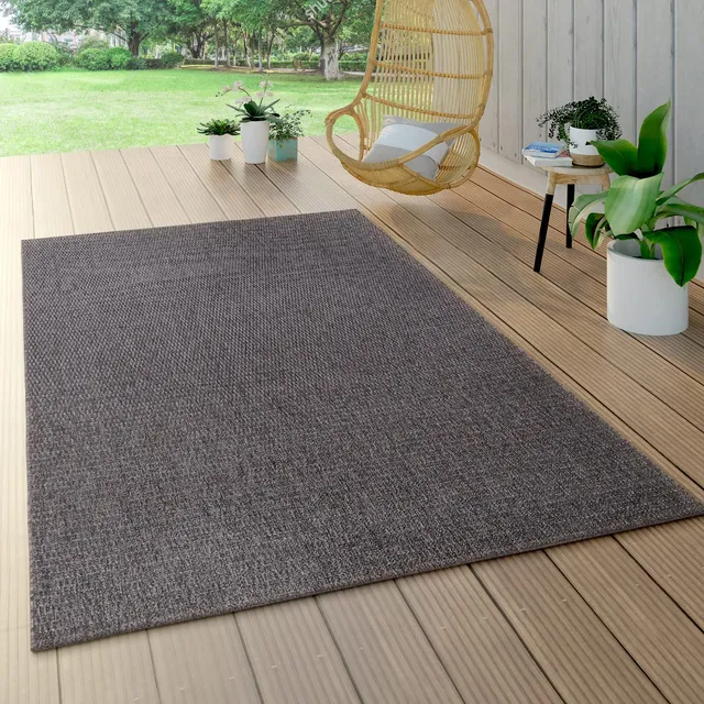 paco-home-outdoor-teppich-120x170-cm-sisal-optik-natur-muster-struktur-wetterfes image 1