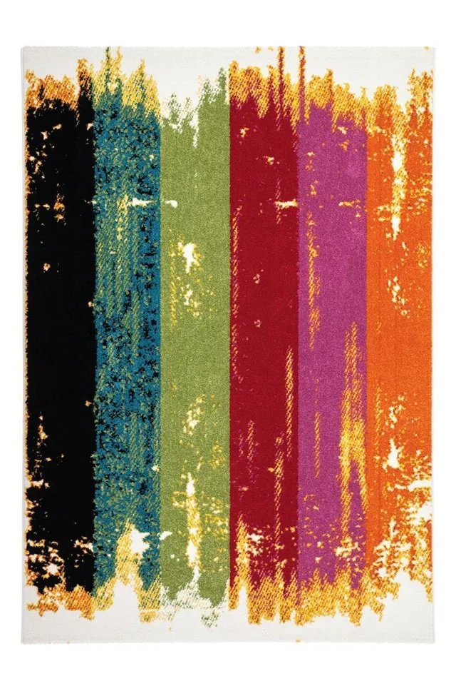 kayoom-guayama-242-kurzflorteppich-lebendige-farben-heatset-fris-e image 1