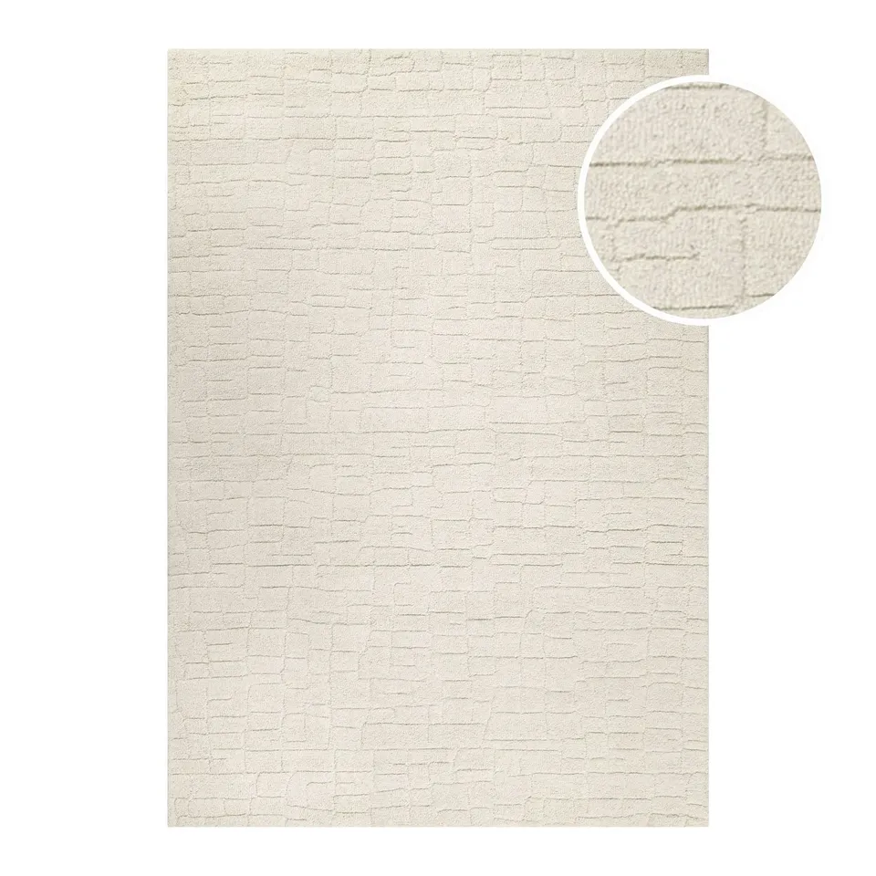 weconhome-hamptons-thirtyone-kurzflor-teppich-creme-wei image 1