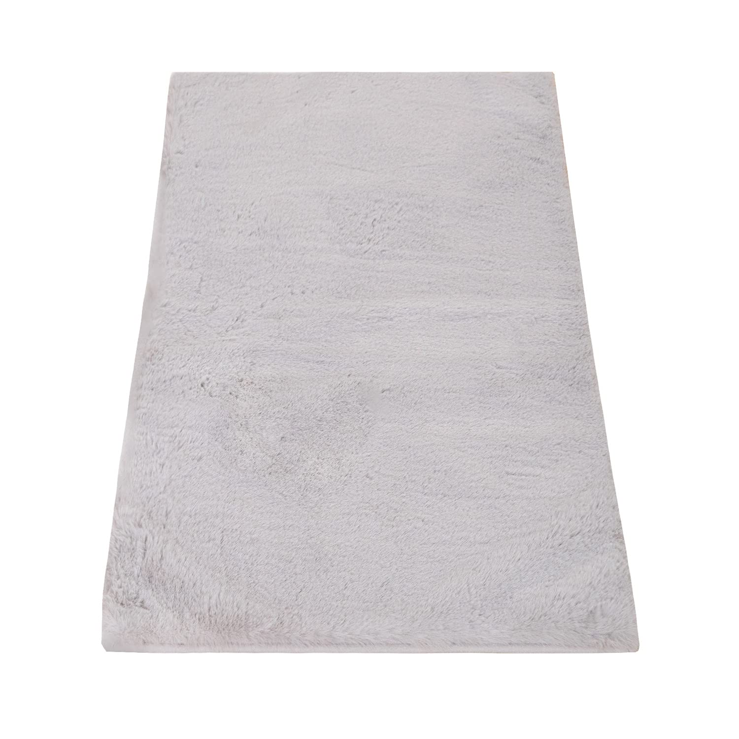 paco-home-spa-badezimmerteppich-shaggy-60x100-cm-grau-rutschfest-waschbar image 5