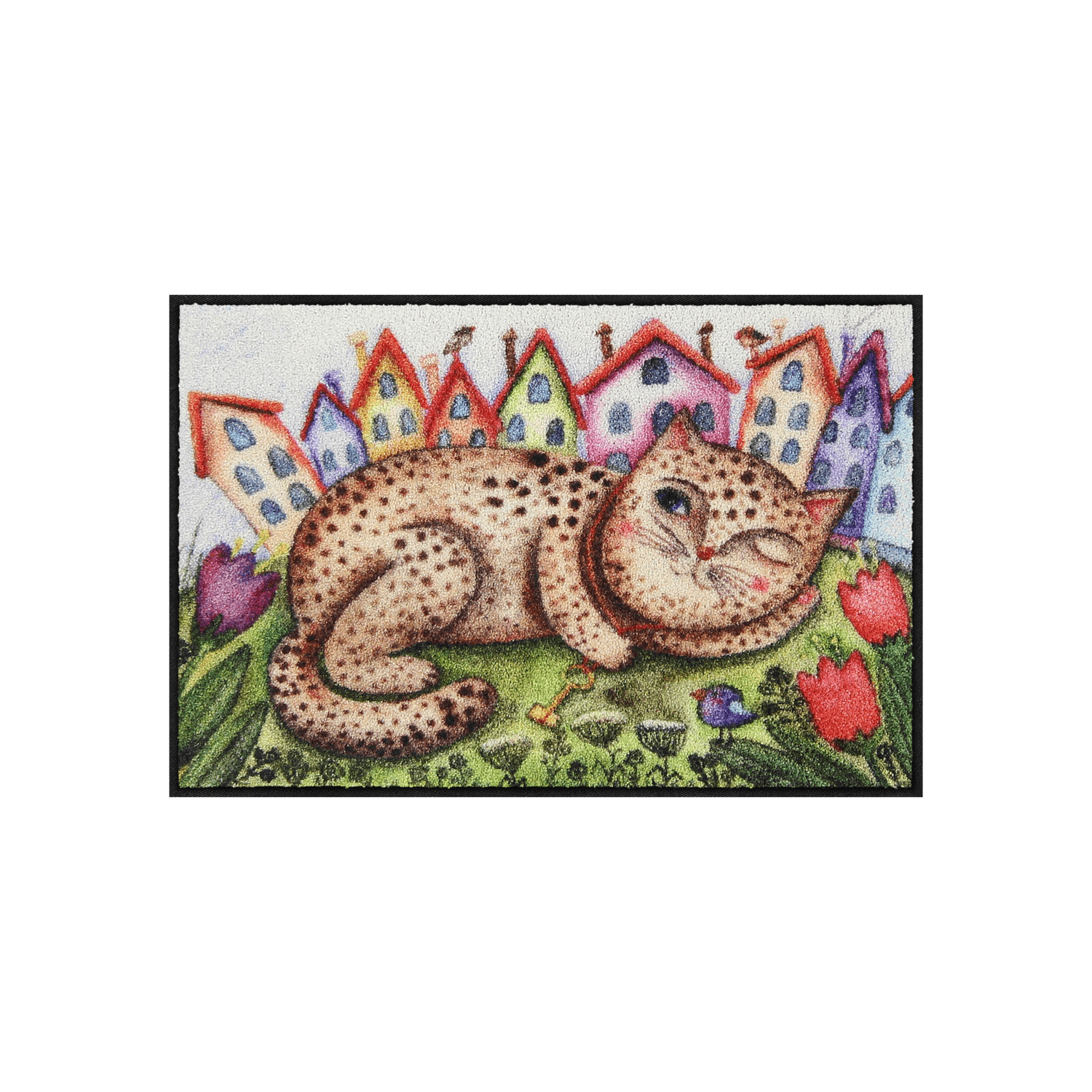salonloewe-housesitter-cat-eingangsmatte-50-x-75-cm-motiv-getigerte-katze-auf-wi image 1