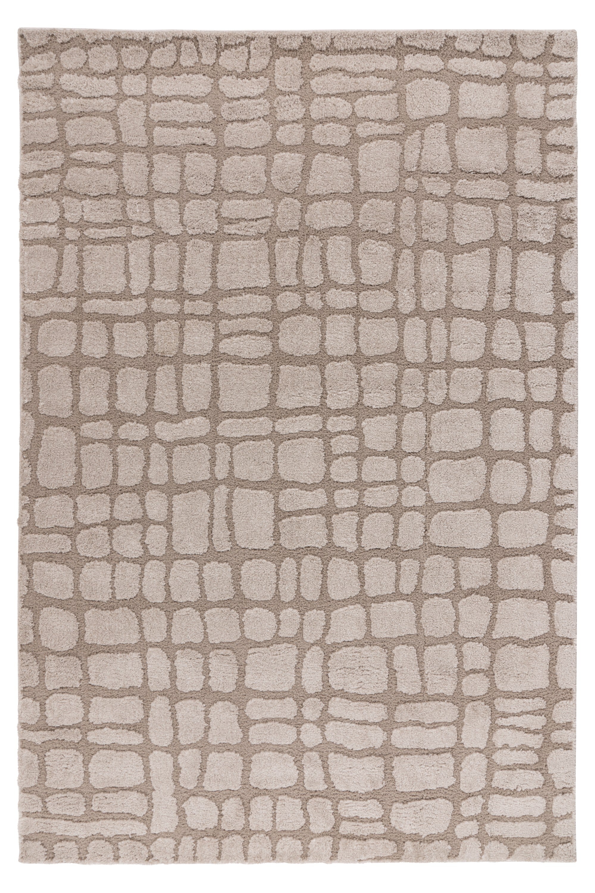 kayoom-obilisk-125-kurzflorteppich-20-mm-flor-1000-g-m-polyester-beige image 1