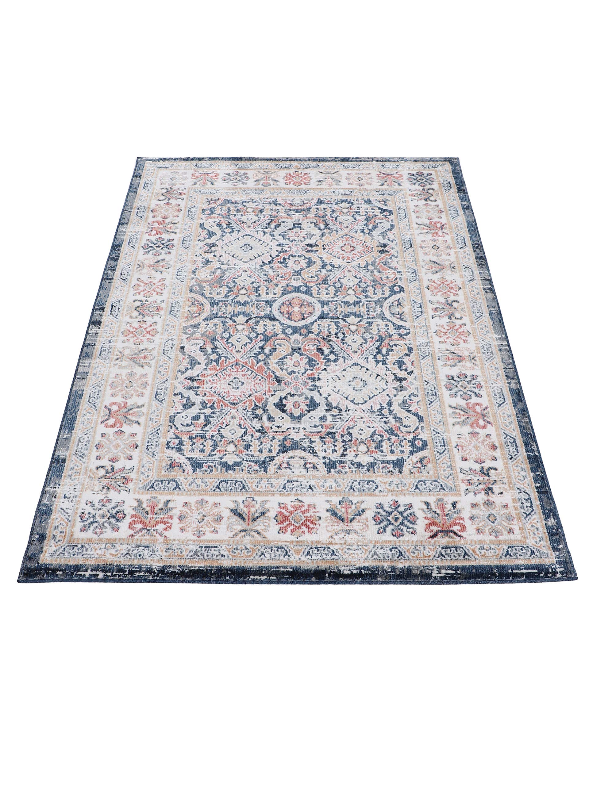 carpetfine-teppich-liana-blau-80x150-cm-moderner-vintage-teppich-f-r-wohn-und-sc image 4