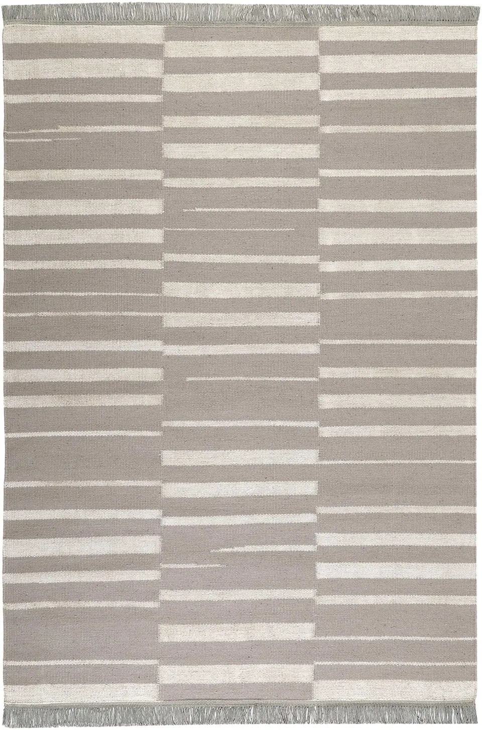 weconhome-kelim-teppich-skid-marks-taupe-beige-aus-naturfaser image 1
