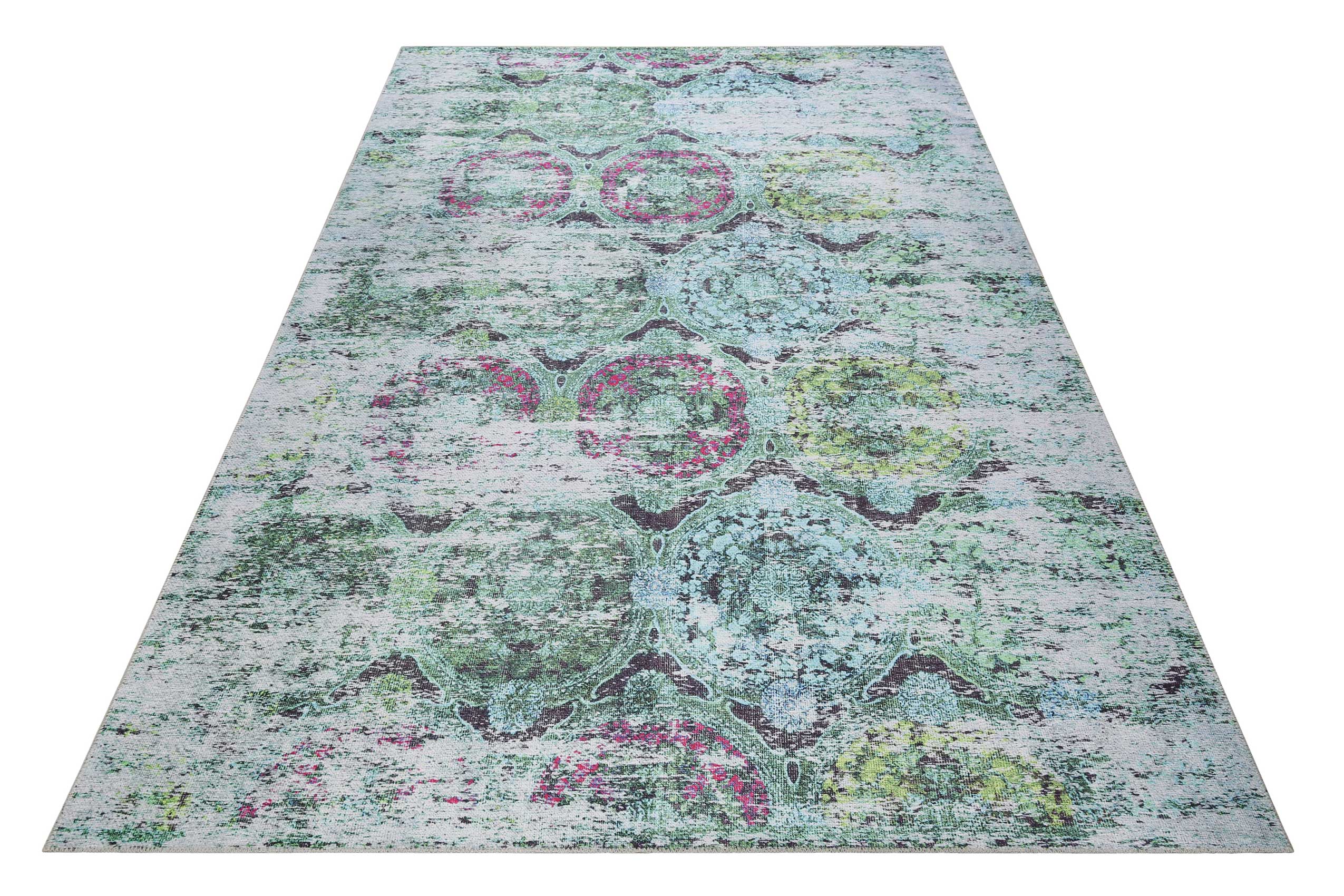 weconhome-focus-teppich-t-rkis-vintage-kurzflor image 2