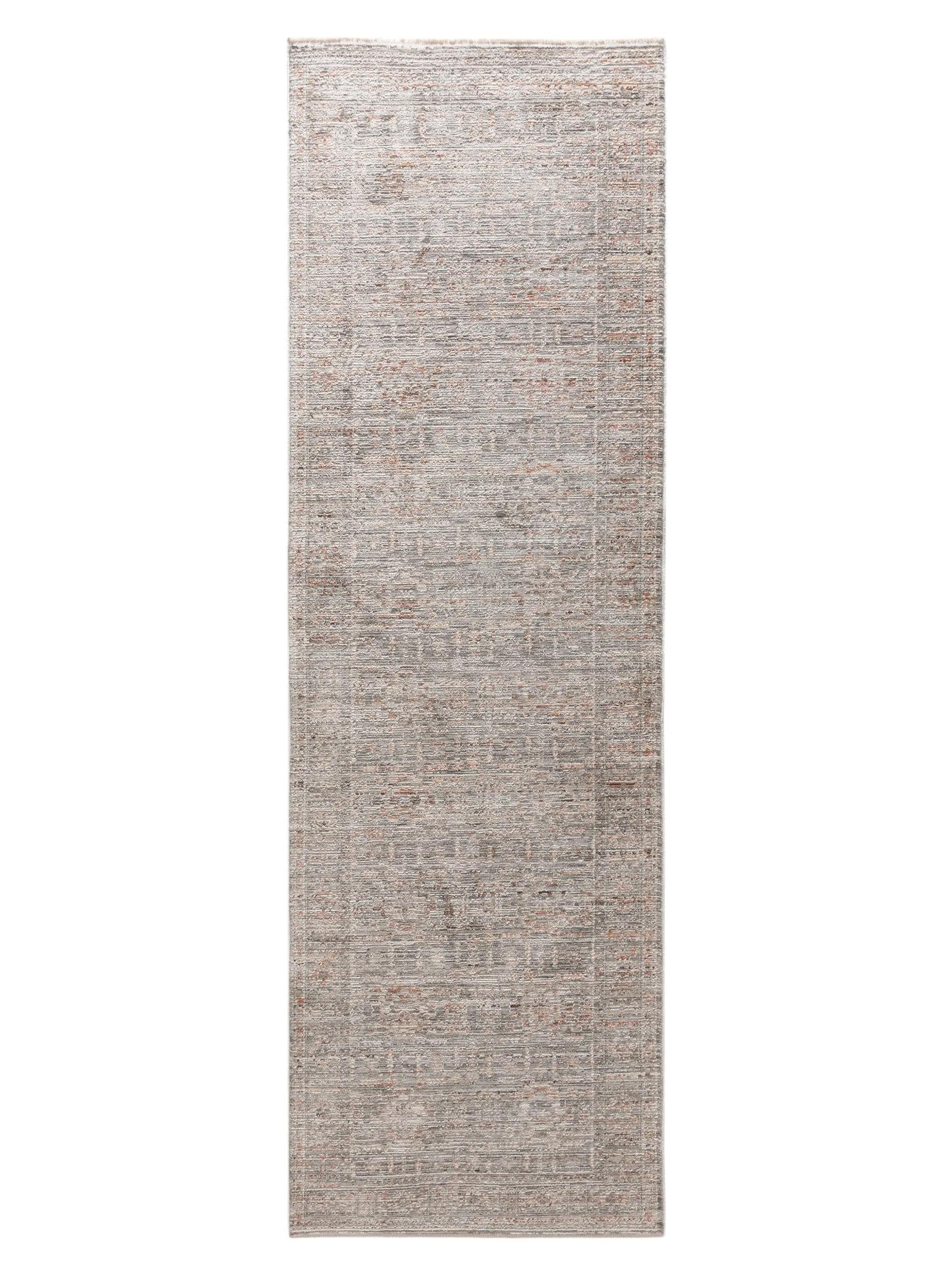 benuta-nest-l-ufer-anwar-grau-orange-80x250-cm-traditionell-orient image 1
