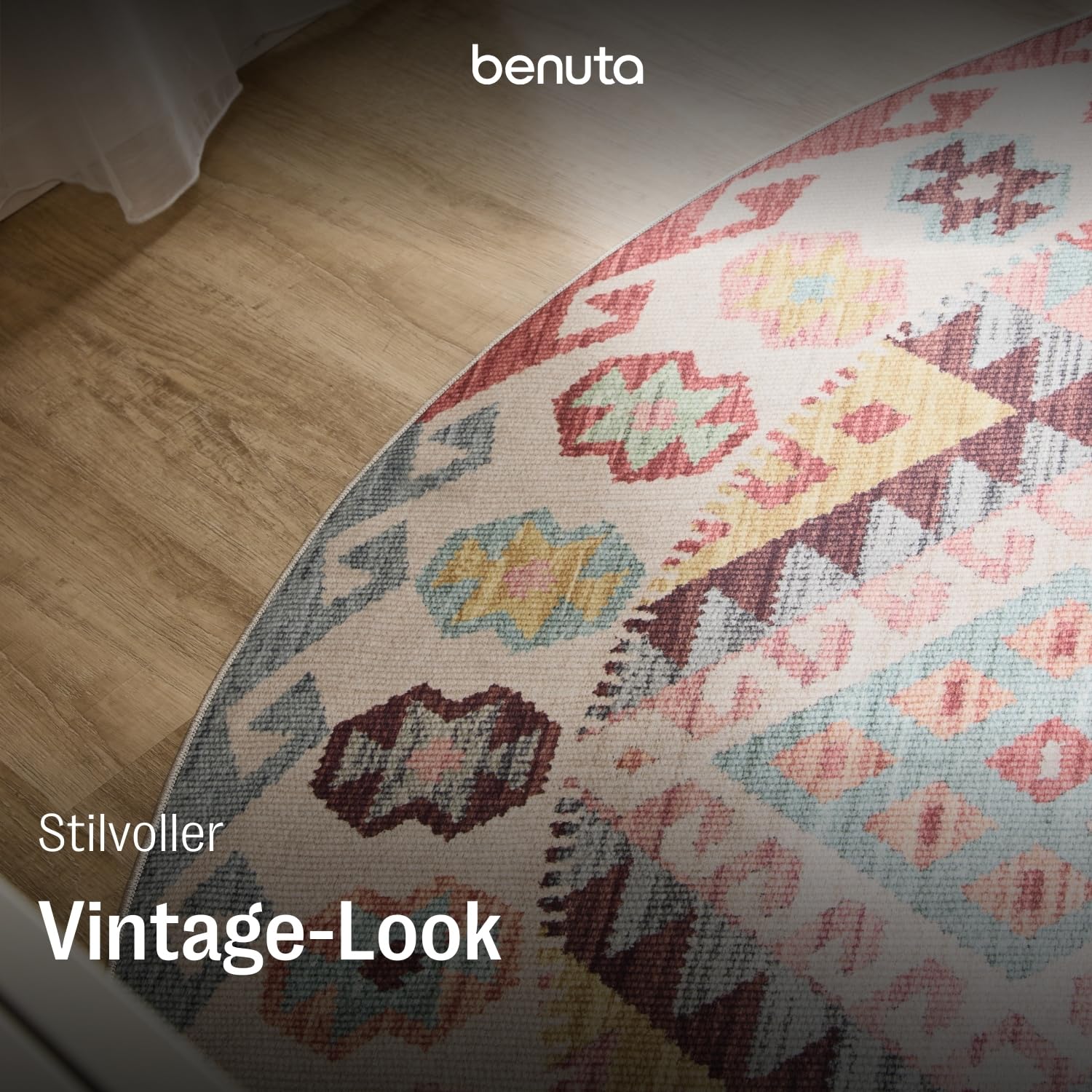 benuta-basic-george-waschbarer-teppich-rund-multicolor-120-cm-kelim image 2
