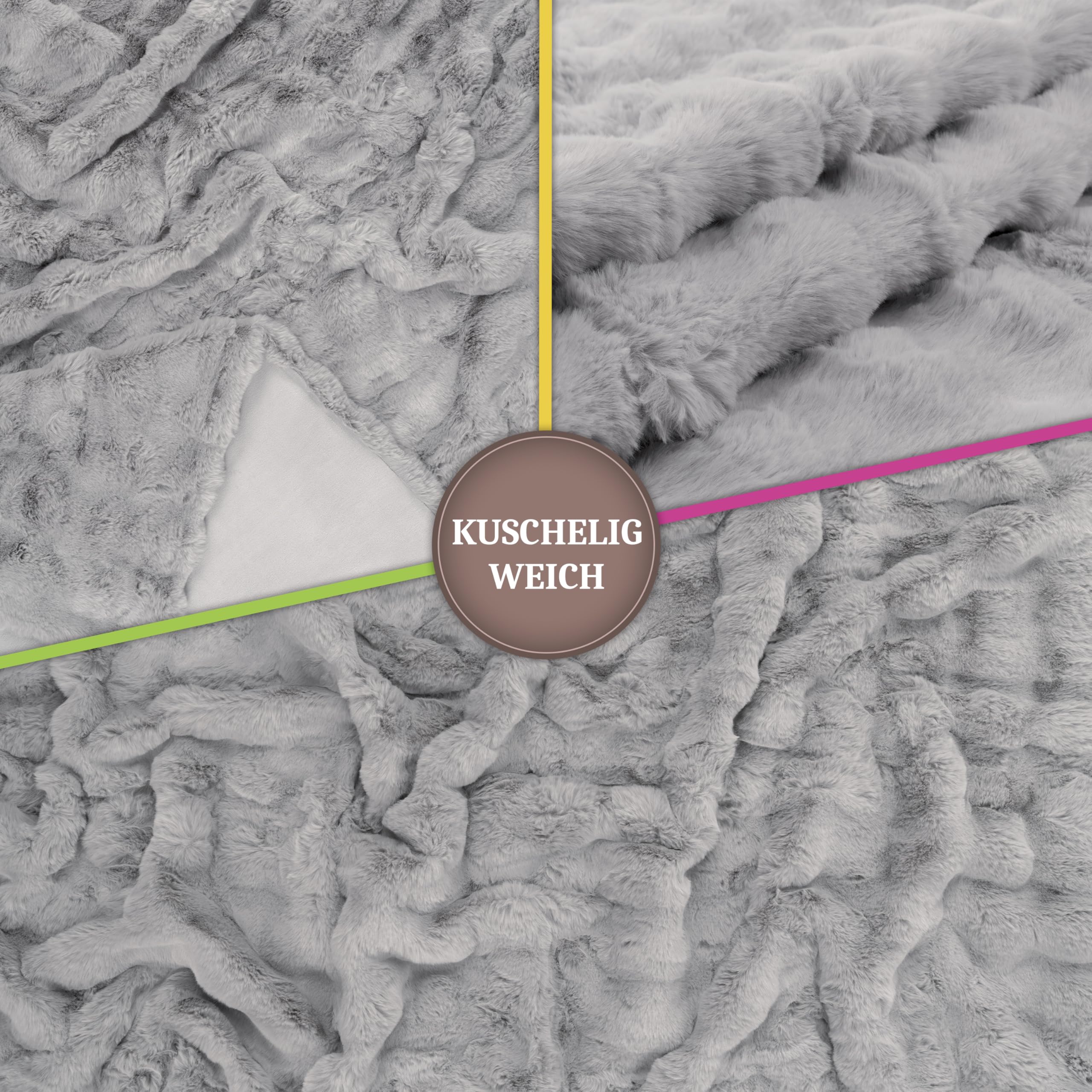 paco-home-kuscheldecke-rautenmuster-grau-150x200-cm image 3