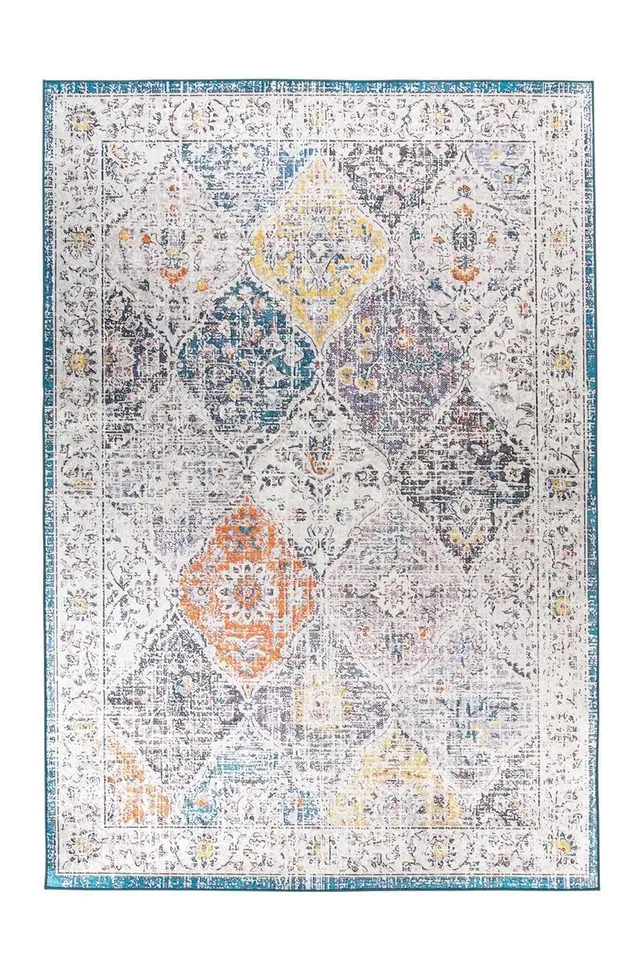 kayoom-rhodin-825-vintage-teppich-glamour-ser-ice-effect-pflegeleicht-strapazier image 1