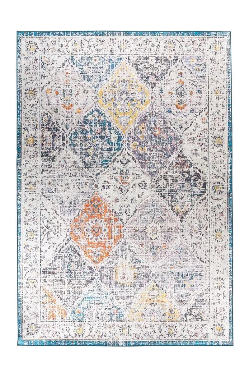 kayoom-rhodin-825-vintage-teppich-glamour-ser-ice-effect-pflegeleicht-strapazier image 1