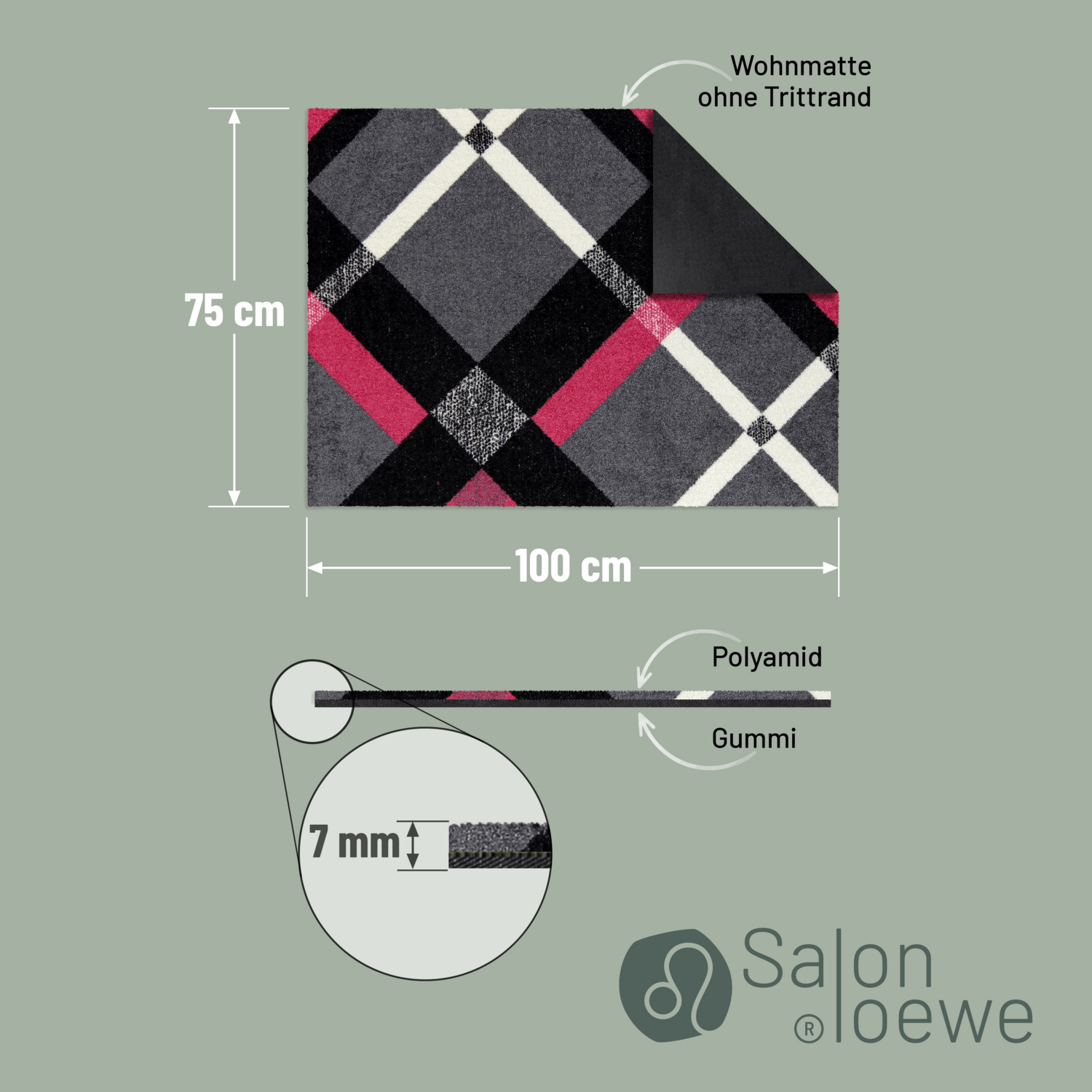 salonloewe-bente-teppich-grau-magenta-75-x-100-cm image 4