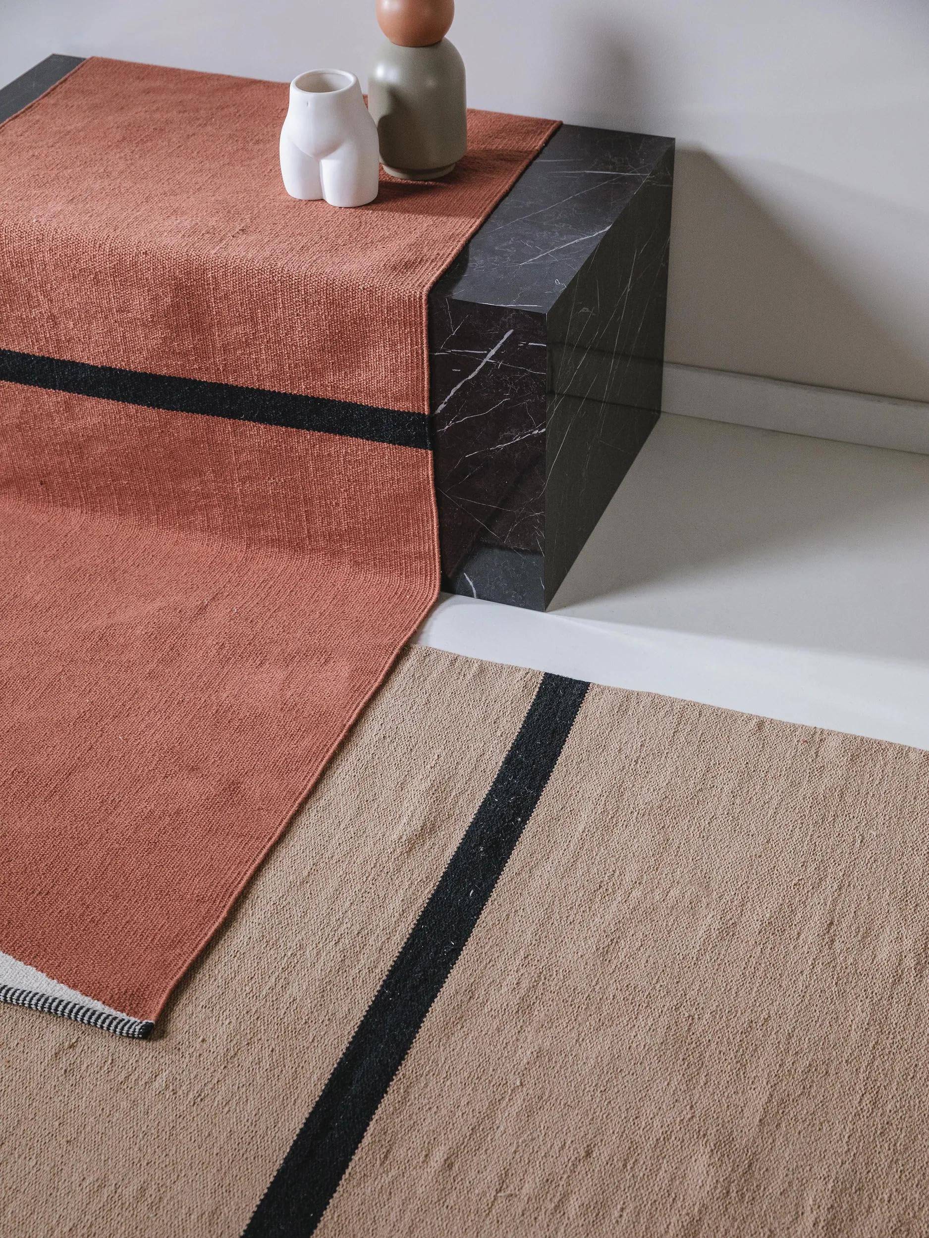 benuta-pop-baumwollteppich-lenny-terracotta-70x200-cm-l-ufer-100-baumwolle-abstr image 7