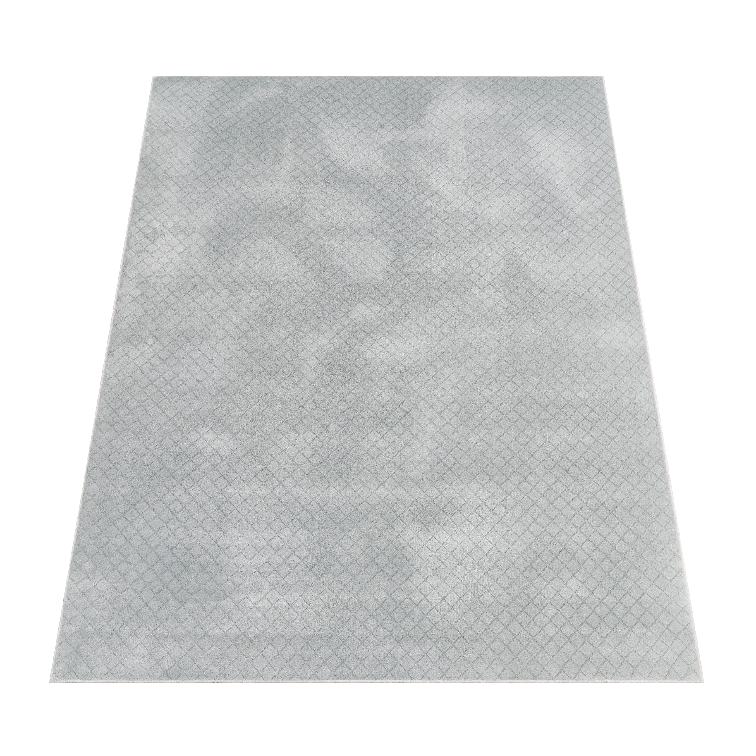 paco-home-metro-teppich-grau-60x100-cm-rauten-3d image 6