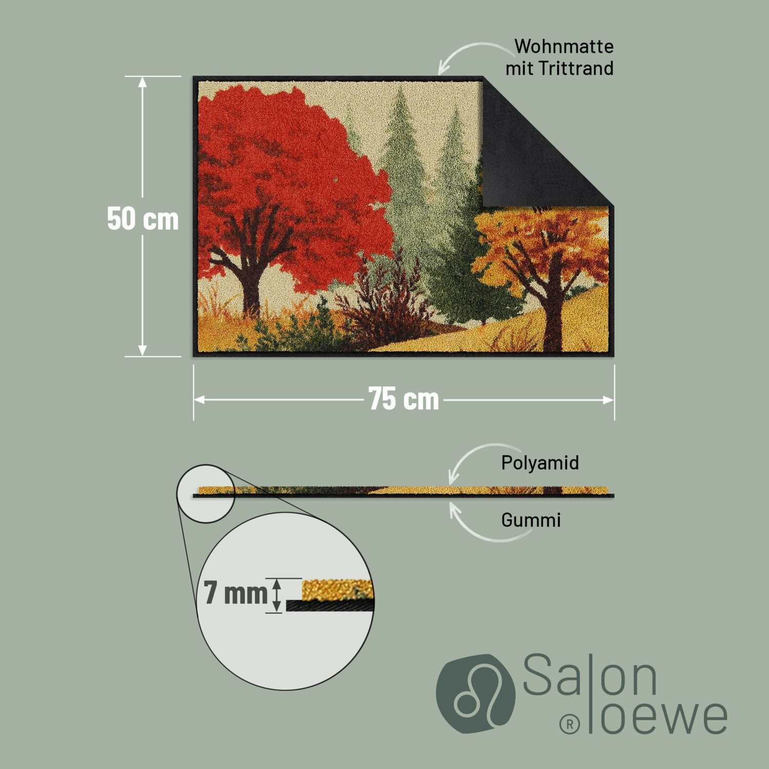 salonloewe-forest-pleasure-eingangsmatte-50-x-75-cm image 3