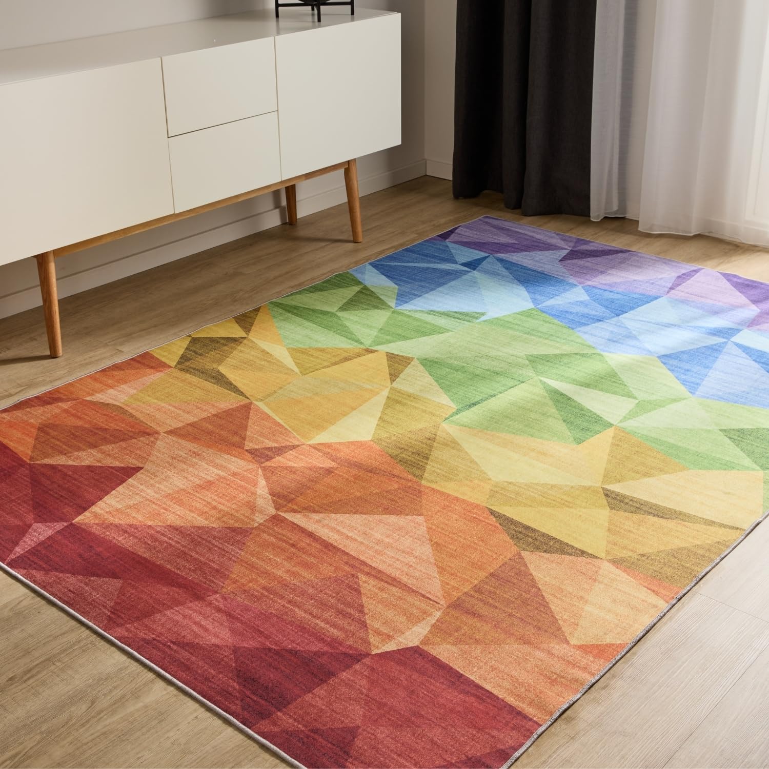 benuta-basic-teppich-george-multicolor-120-cm-rund-waschbar image 8