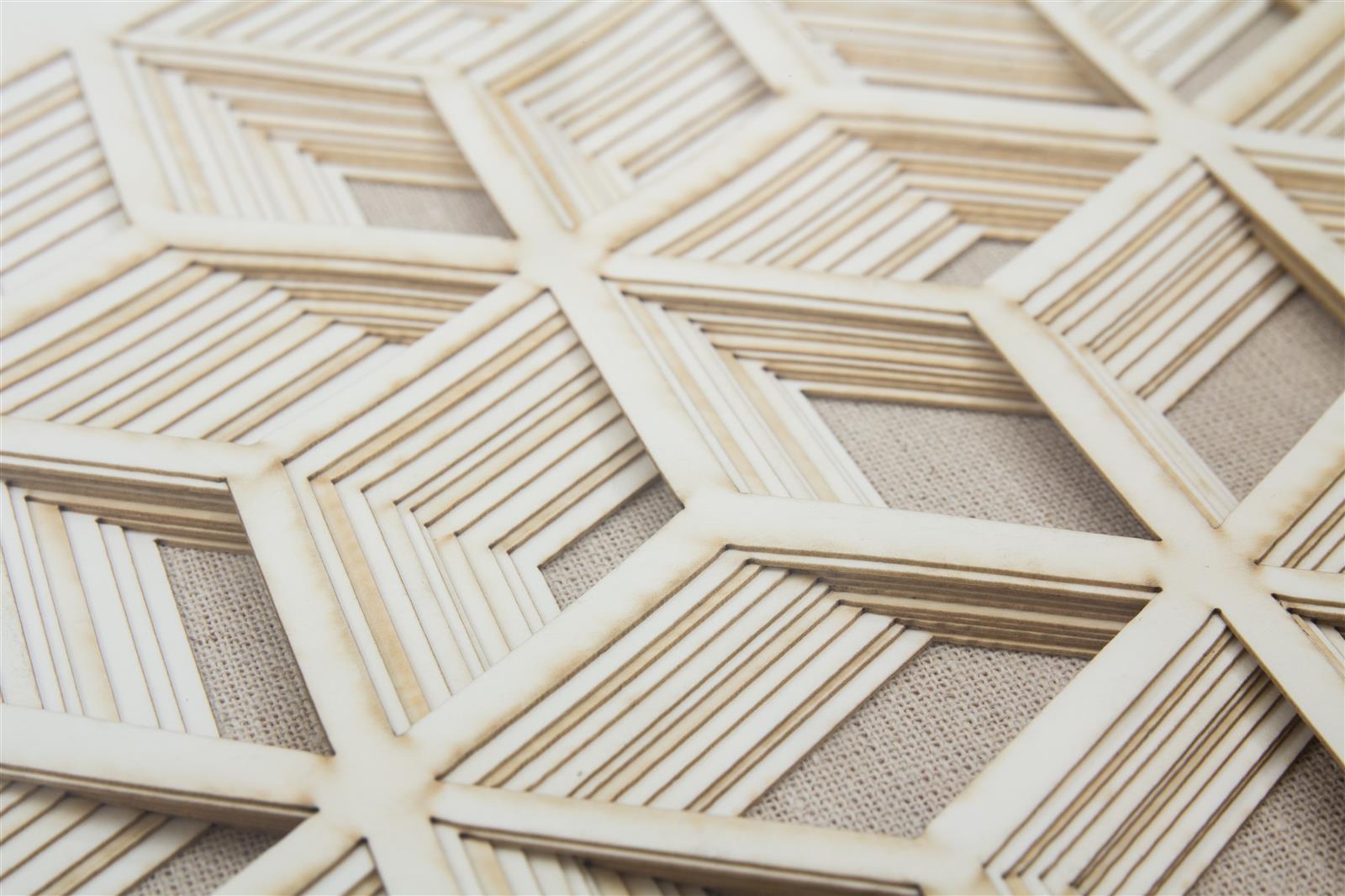 kayoom-bilder-papierkunst-cell-structure-60x60-cm-3d-wandbild-aus-holz image 4