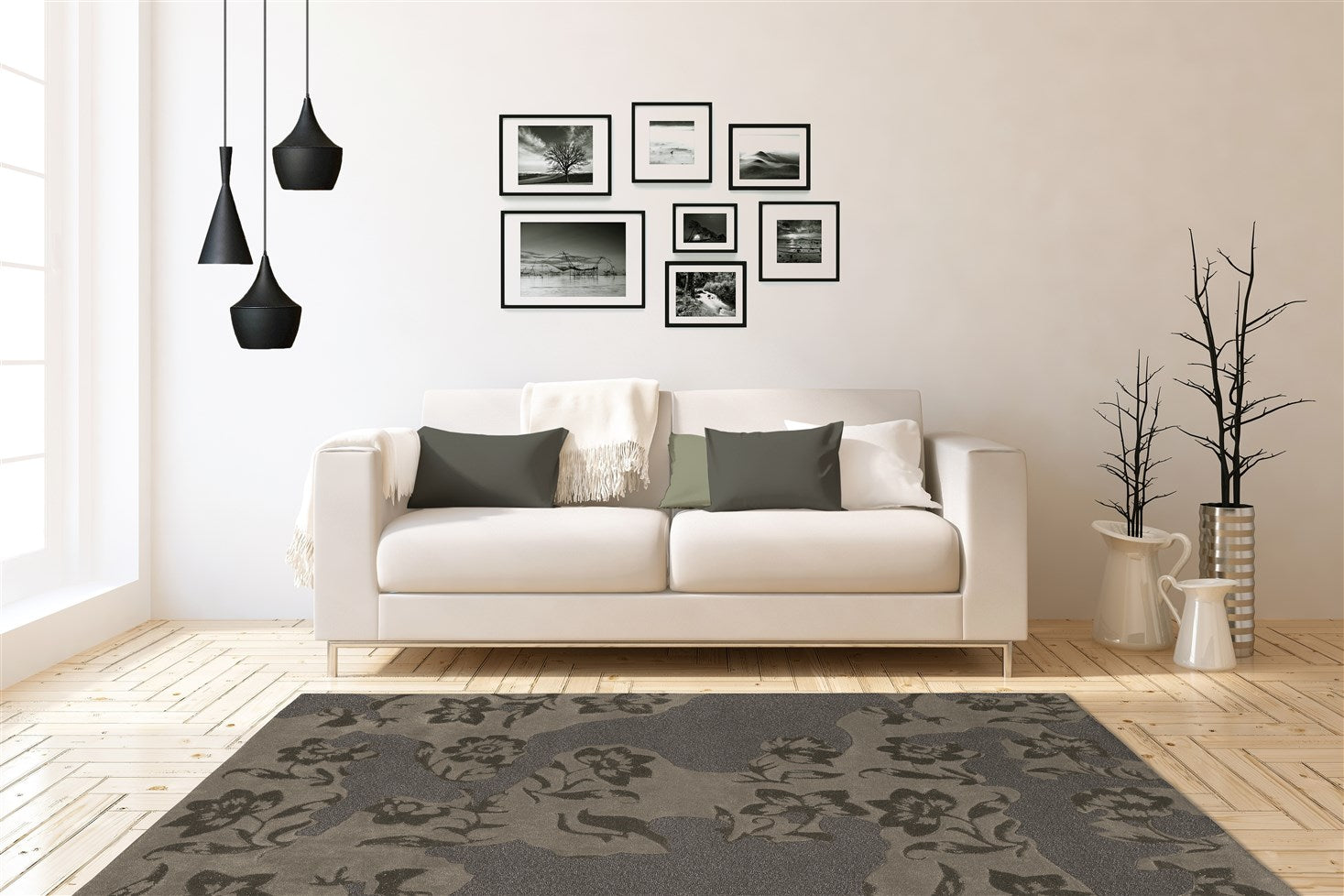 kayoom-spirit-7302-kurzflorteppich-aus-acryl-modernes-design-verschiedene-farben image 2