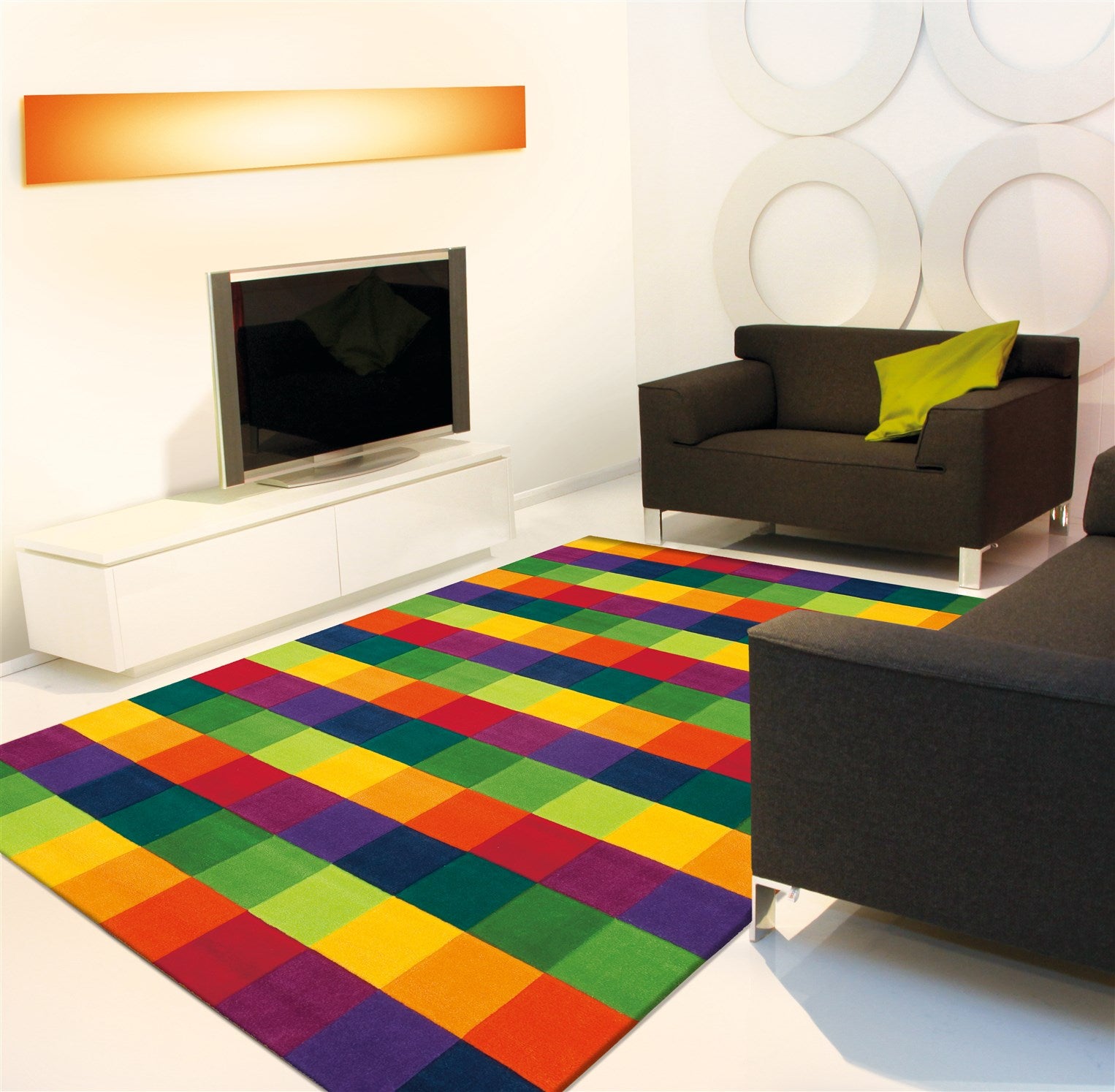kayoom-joy-4081-bunter-motivteppich-acryl-pflegeleicht-f-r-kinderzimmer image 2