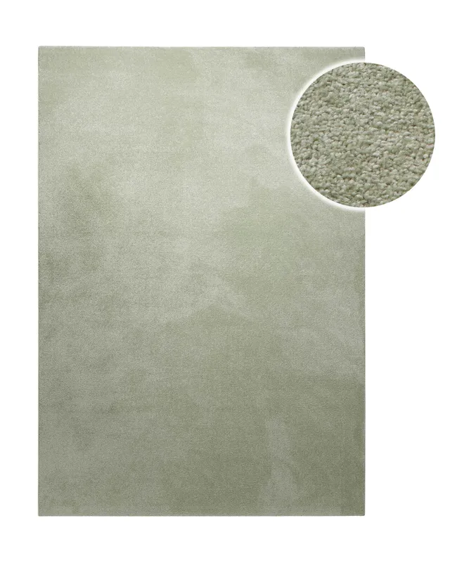 weconhome-basics-kurzflorteppich-freja-licht-gr-n-gewebt-15-mm-gesamth-he-skandi image 1