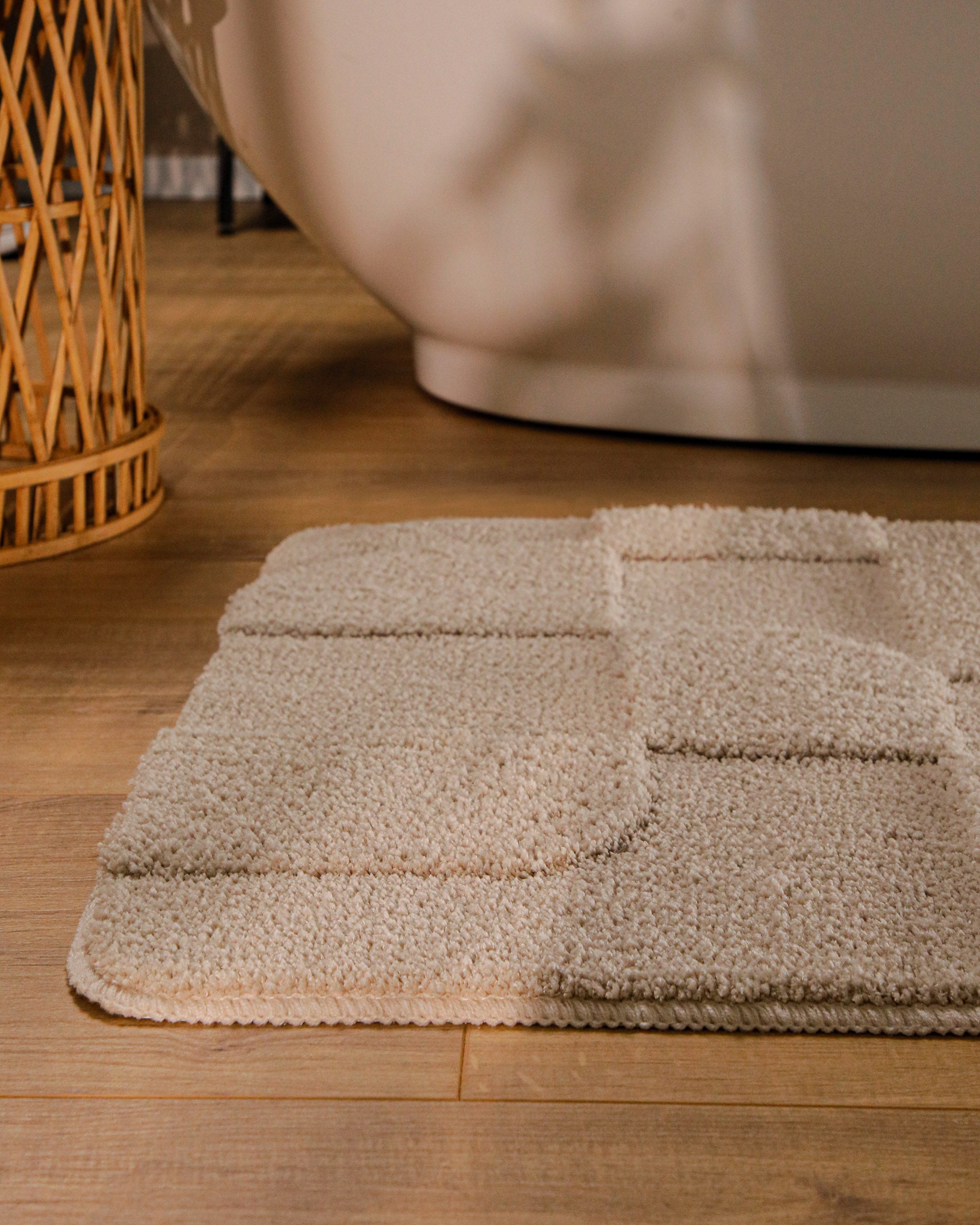 weconhome-bathking-davie-badteppich-sand-beige-rutschhemmend-waschbar image 6