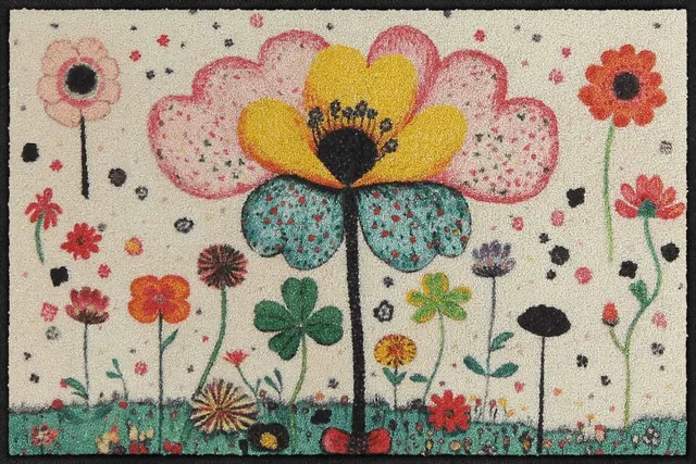salonloewe-fantasy-flower-eingangsmatte-50-x-75-cm image 1