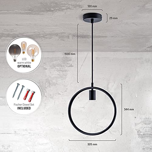 paco-home-pendelleuchte-ring-schwarz-1-5m-textilkabel-e27 image 7