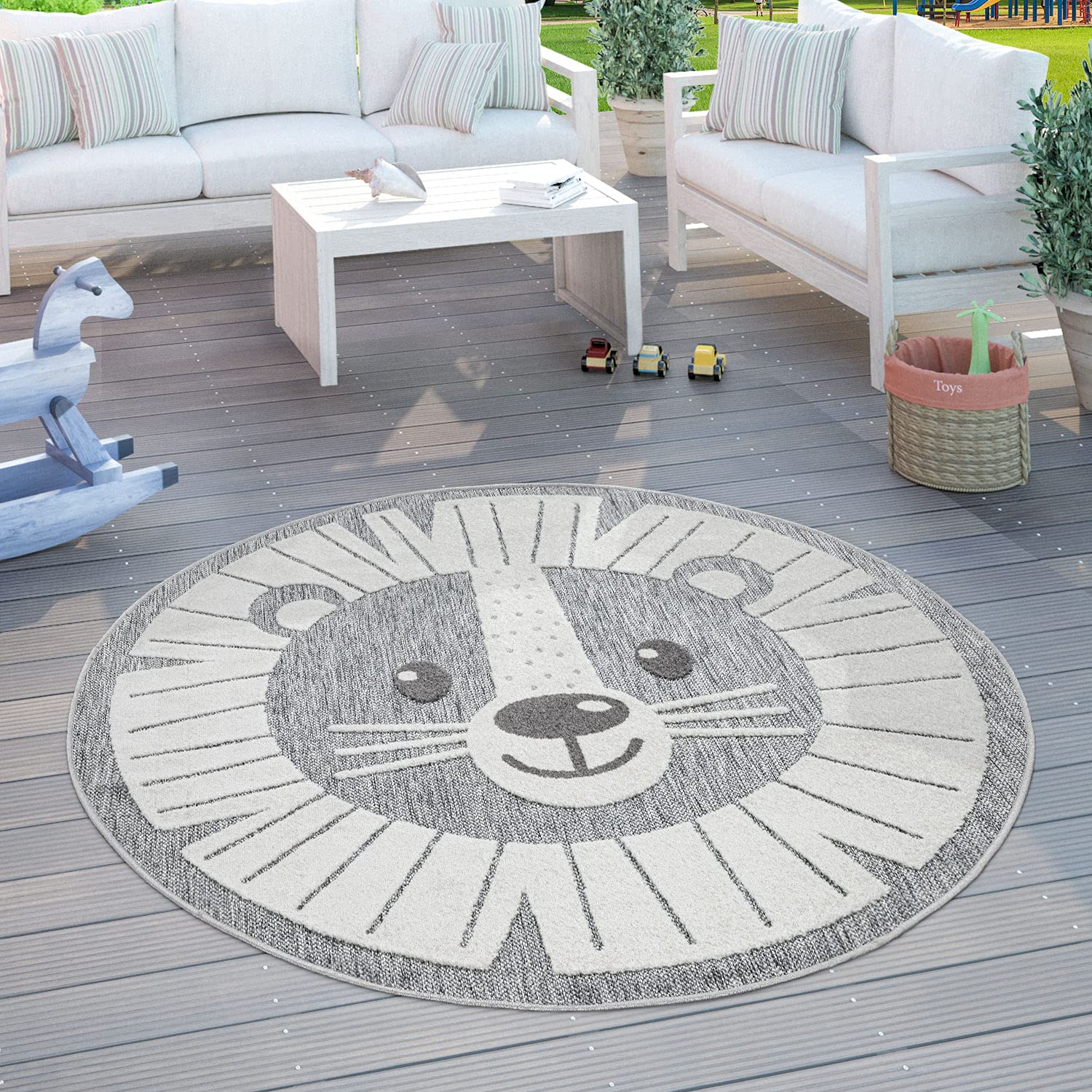 paco-home-kinderteppich-kinderzimmer-outdoorteppich-rund-spielteppich-3d-effekt- image 2