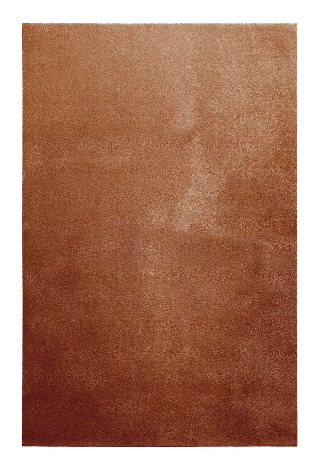 homie-living-venice-kurzflor-teppich-rost-braun-terracotta-1-7-cm image 1