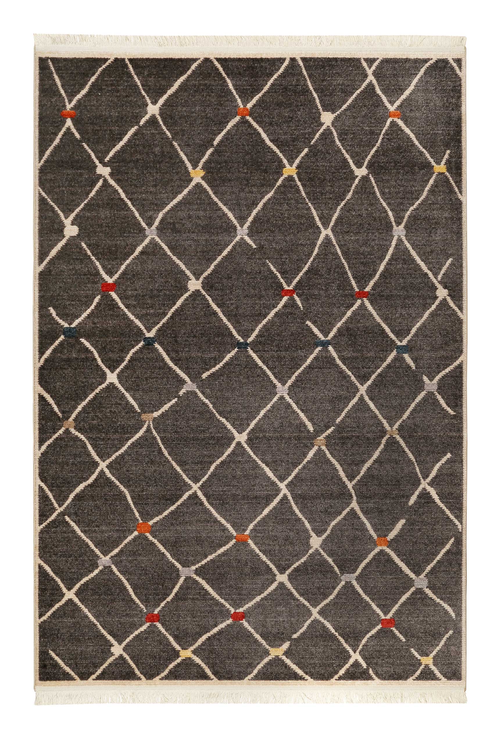 weconhome-march-bonsecours-teppich-dunkelgrau-kurzflor-b-ware-kelim image 1