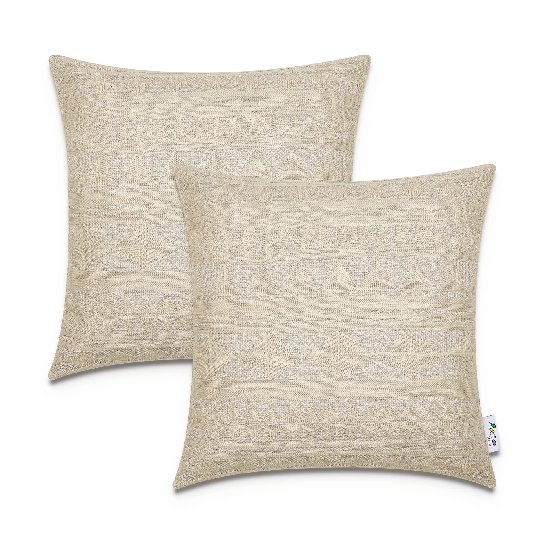 paco-home-kissenbezug-deko-2er-set-bl-tter-skandi-creme image 1