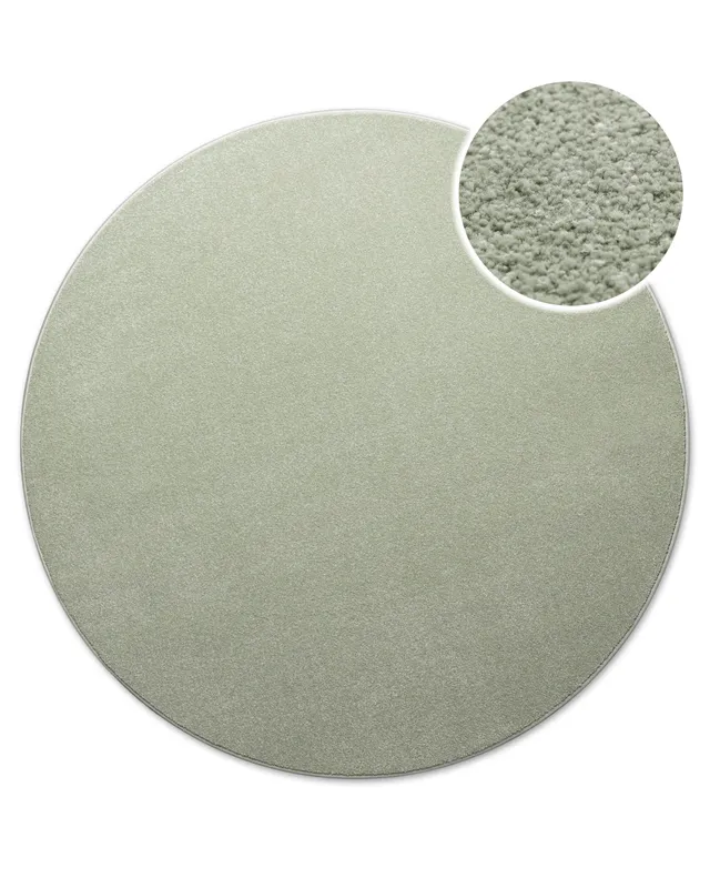 weconhome-basics-kurzflorteppich-rund-licht-gr-n-freja image 1
