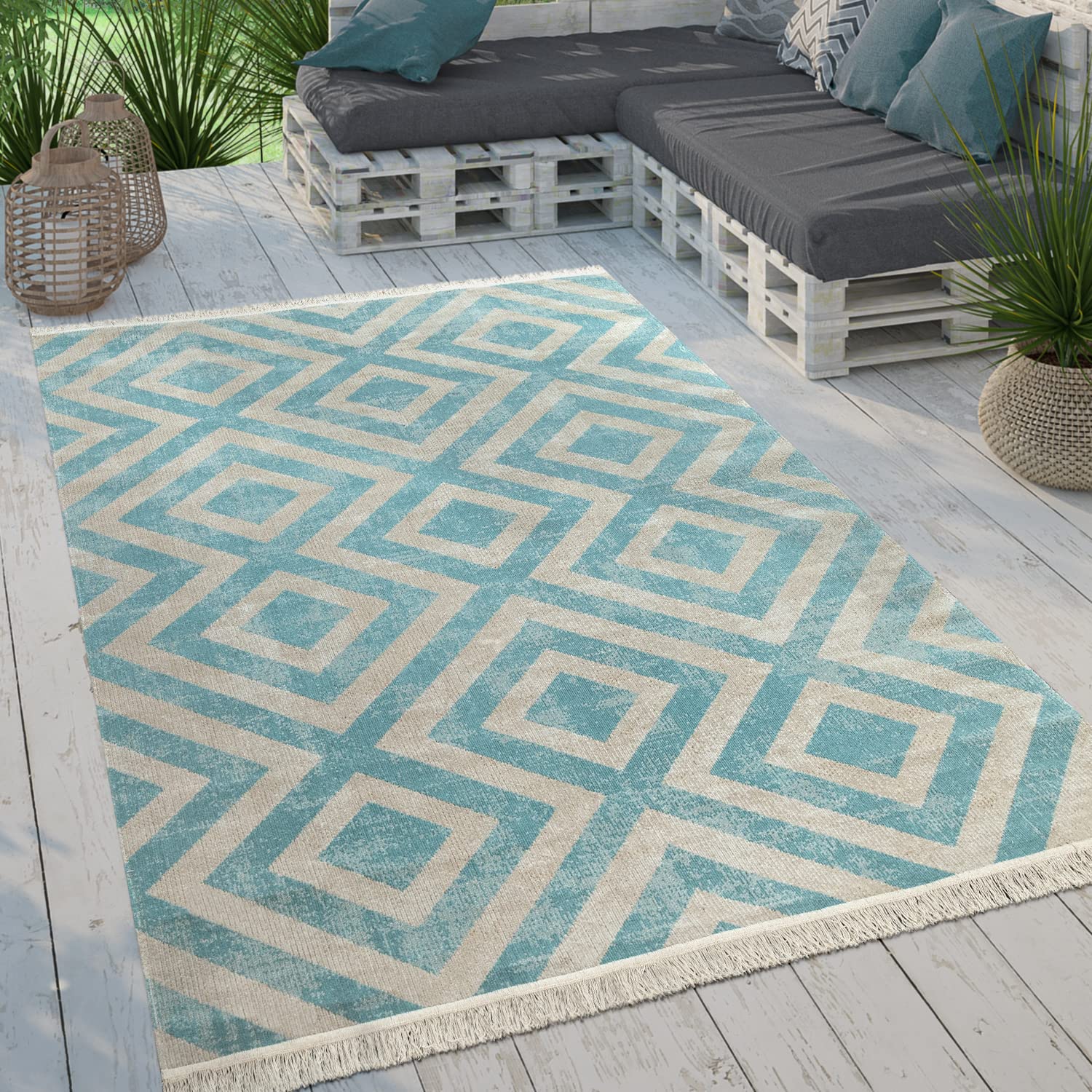paco-home-aachen-outdoor-teppich-60x100-cm-grau-wei-rauten-flachgewebe image 5