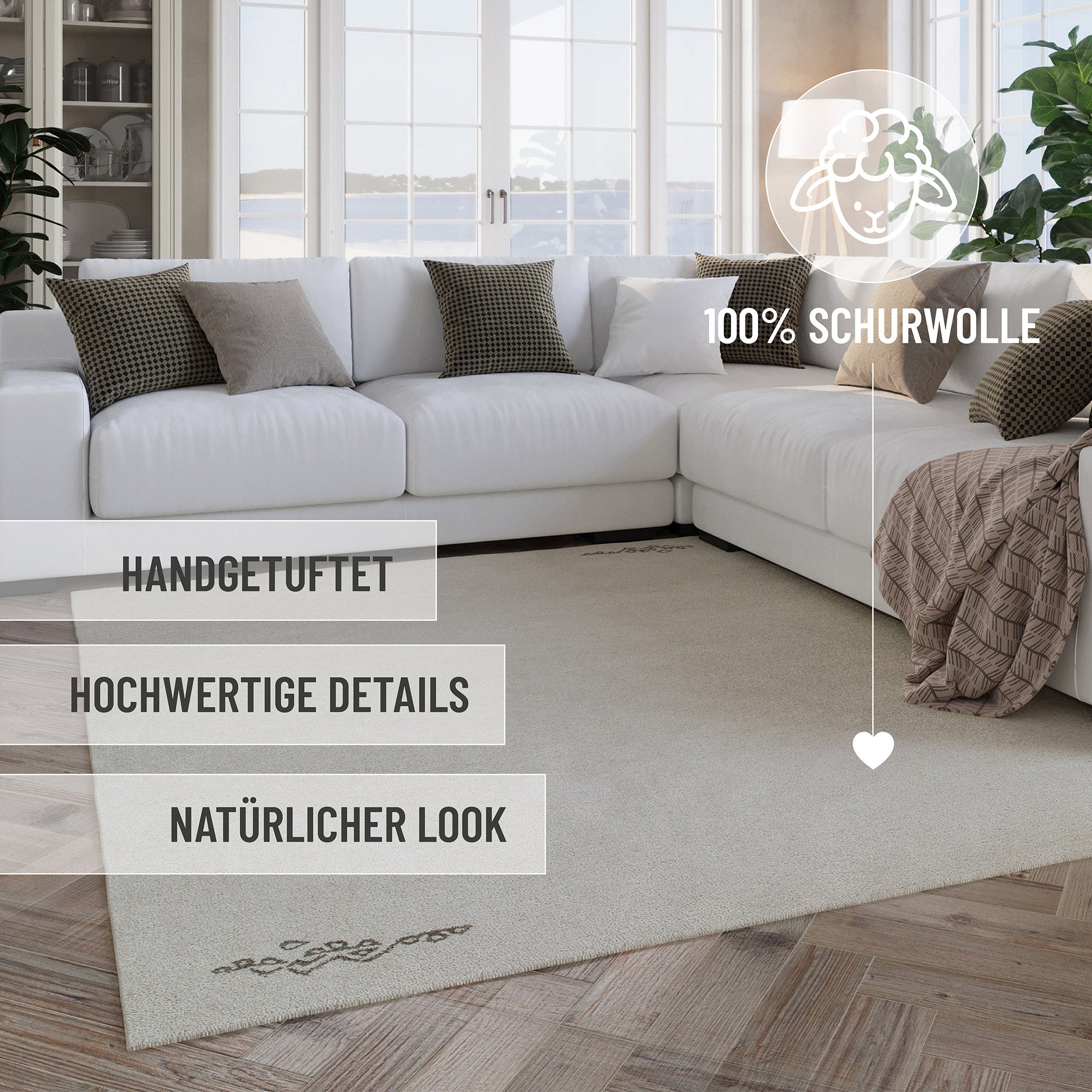 weconhome-hamptons-fortyfour-kurzflor-teppich-rund-creme-wei-handgetuftet-aus-sc image 8