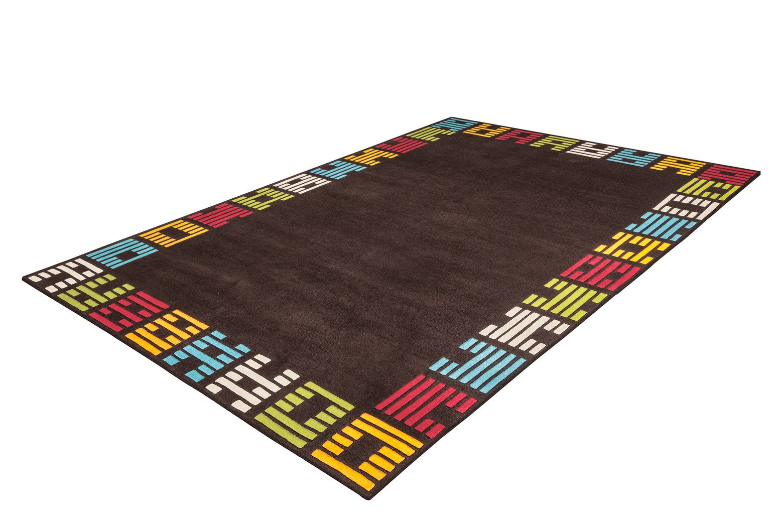 kayoom-joy-4096-bunter-motivteppich-acryl-pflegeleicht-modernes-design image 3