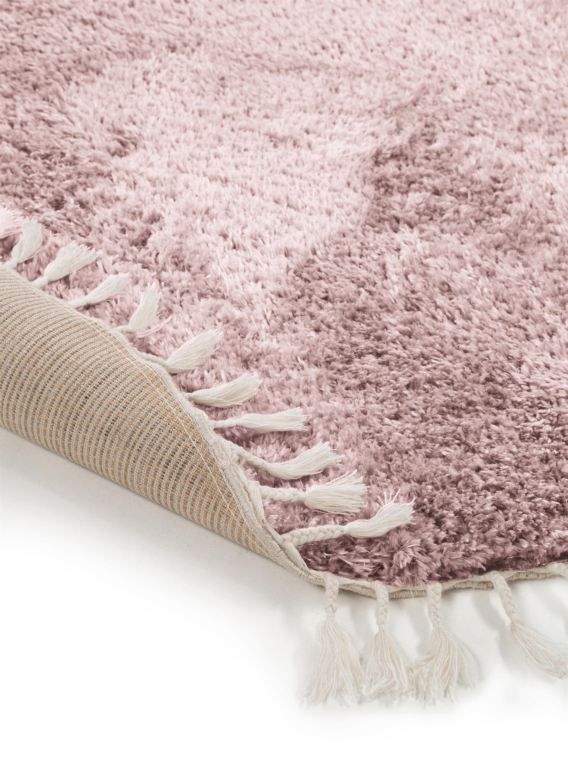 benuta-pop-hochflorteppich-ava-rosa-rund-120-cm-shaggy-pflegeleicht-fu-bodenheiz image 3