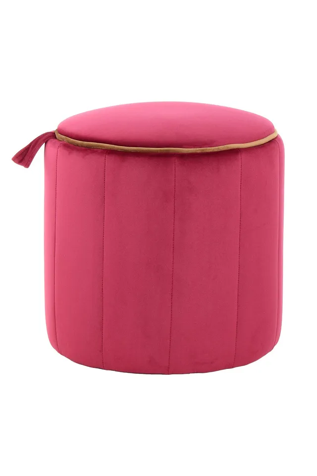 kayoom-hocker-reese-125-modernes-design-samtweiche-oberfl-che image 1