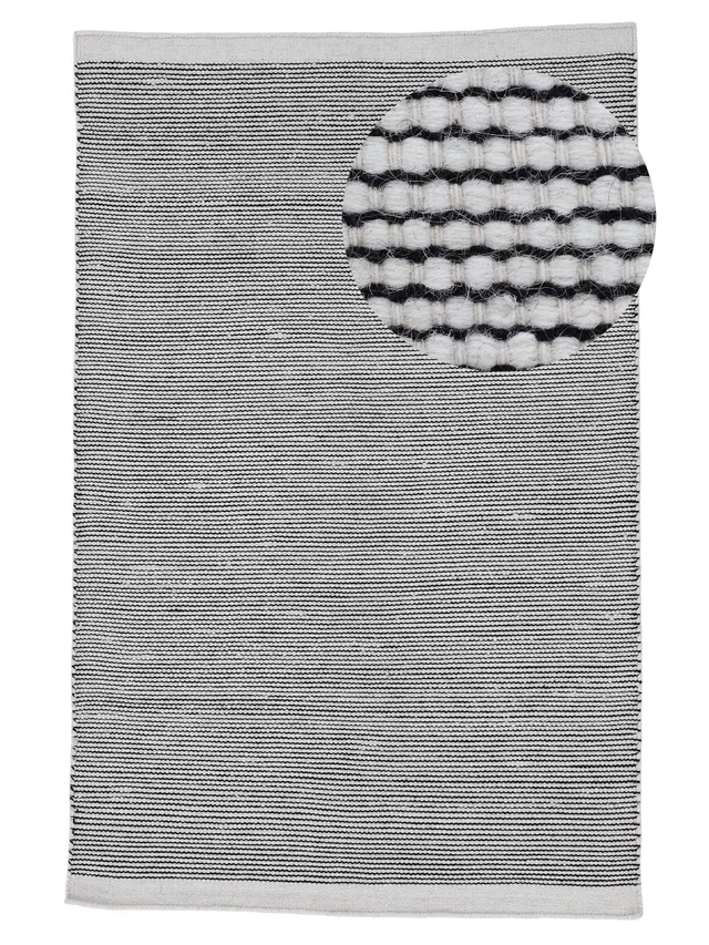 carpetfine-wollteppich-mona-schwarz-wei-200x290-cm image 1