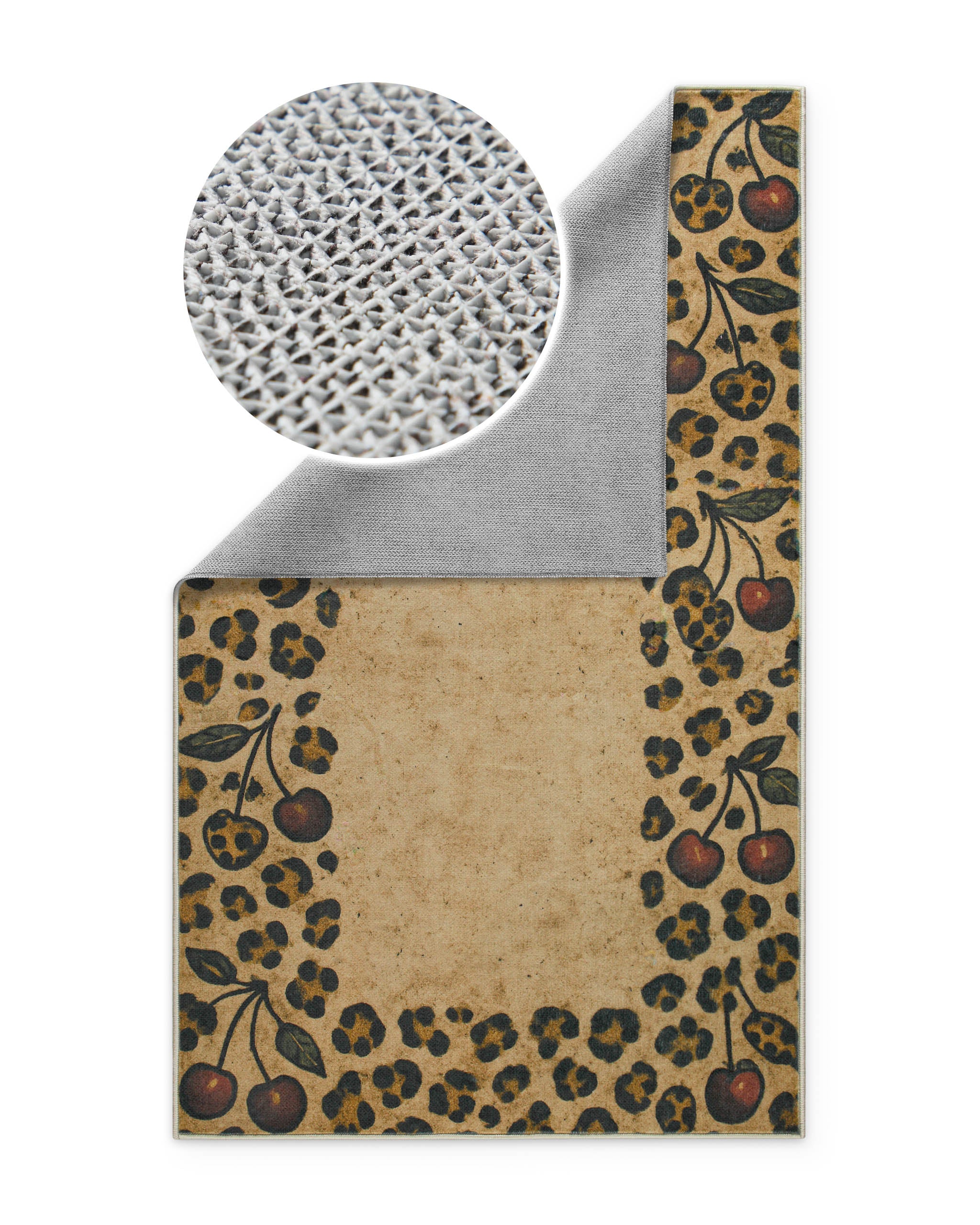weconhome-badteppich-catwalk-sand-gelb-vintage-animal-print image 7