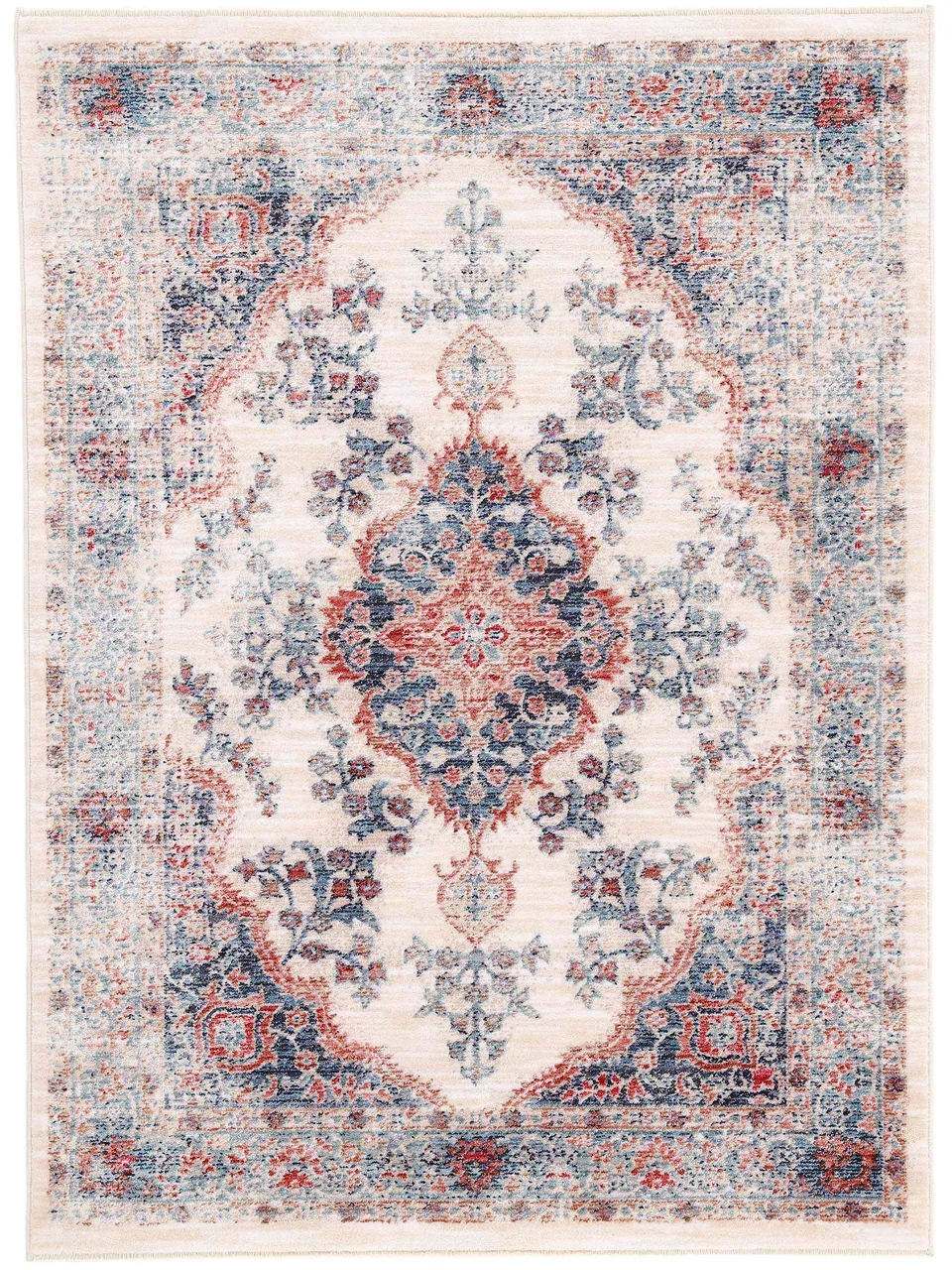 carpetfine-vintage-teppich-phoenix-creme-60x100-cm image 1