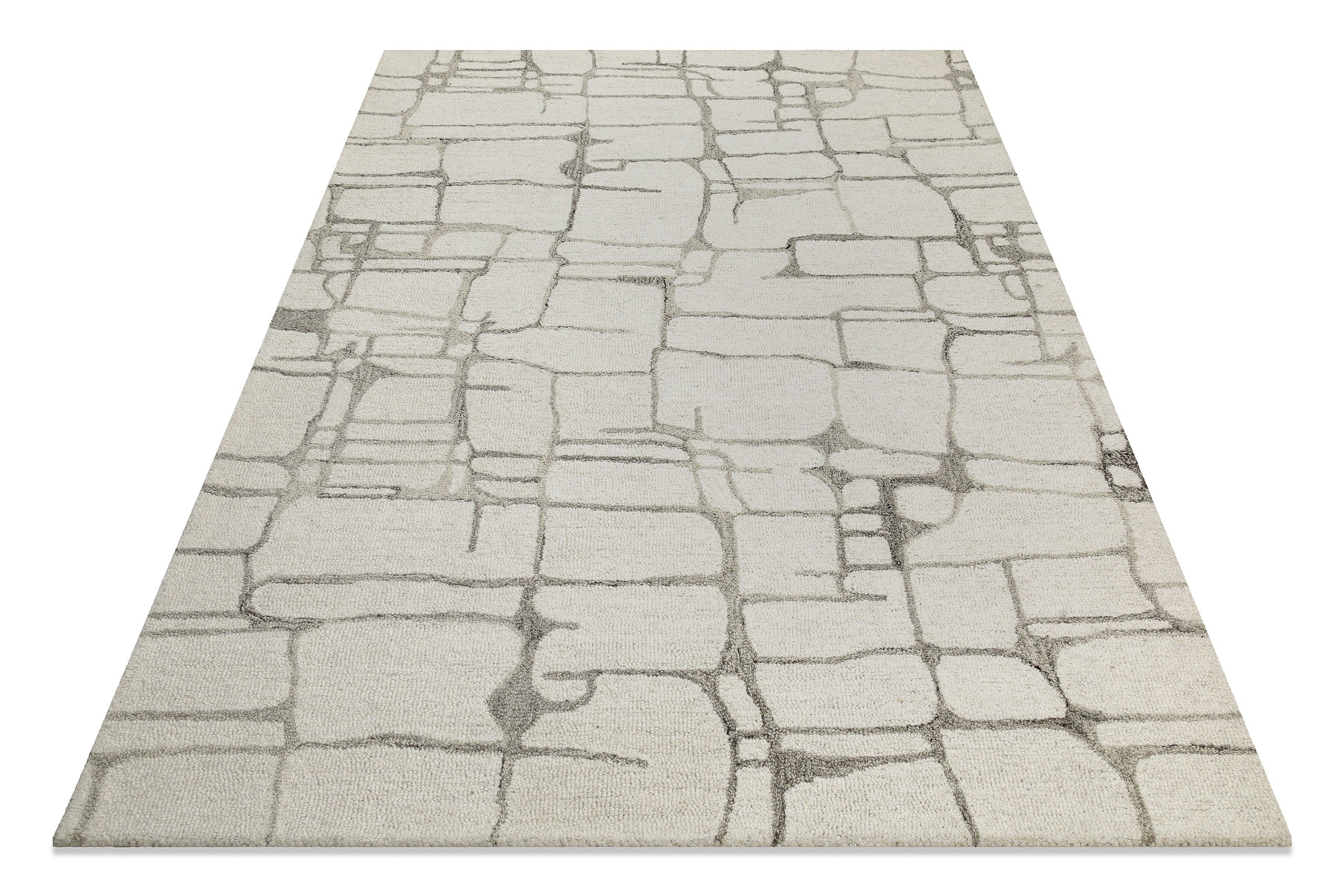 weconhome-hamptons-twelve-kurzflor-teppich-creme-wei-handgetuftet-schurwolle image 3