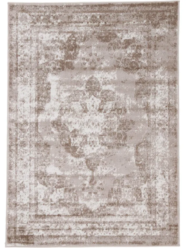 carpetfine-vintage-teppich-sol-hellbraun-80x150-cm-polypropylen image 1