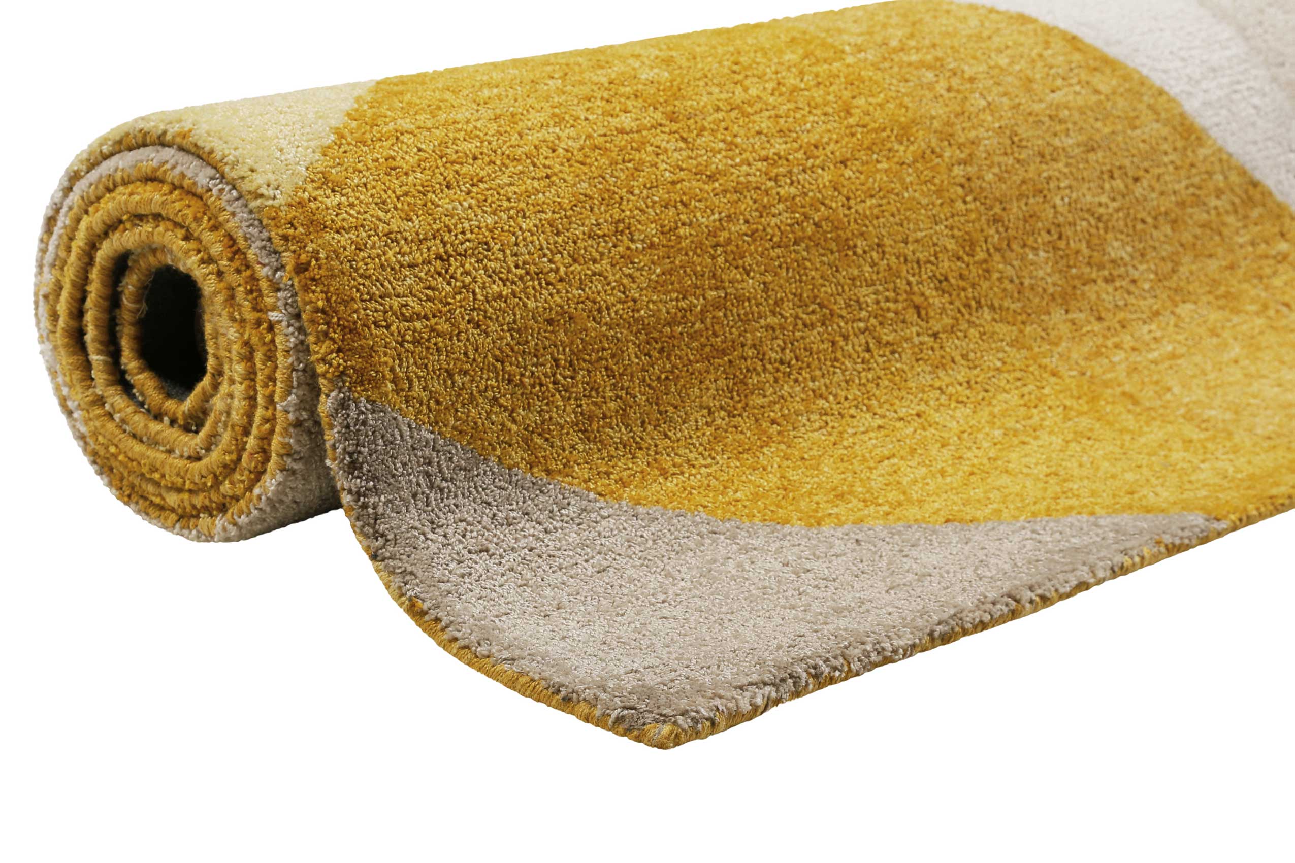 weconhome-kurzflorteppich-next-time-2-0-gelb-gold-getuftet image 7