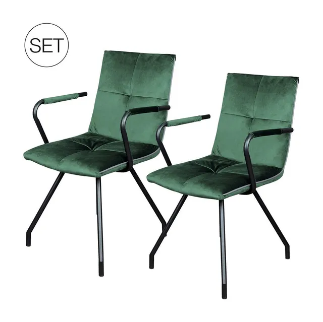 kayoom-stuhl-eaden-225-2er-set-retro-esszimmerst-hle-mit-metallgestell image 1