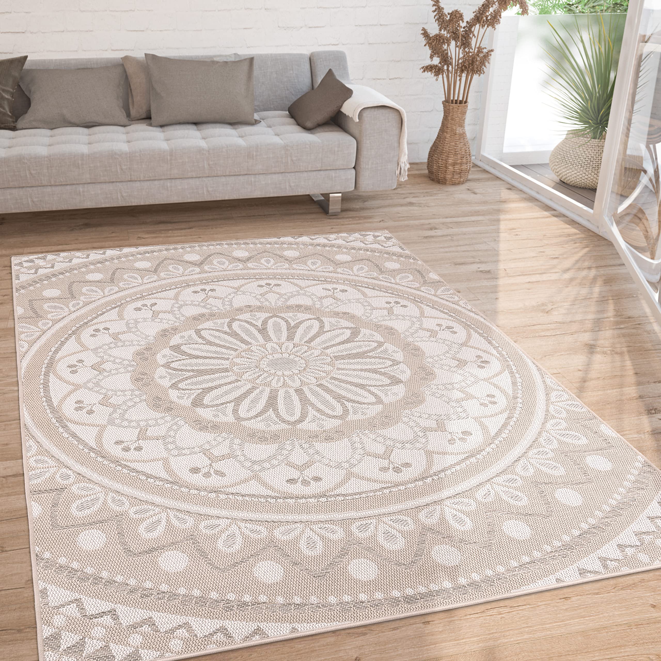 paco-home-outdoor-teppich-ethno-mandala-160x220-cm-in-sand image 2
