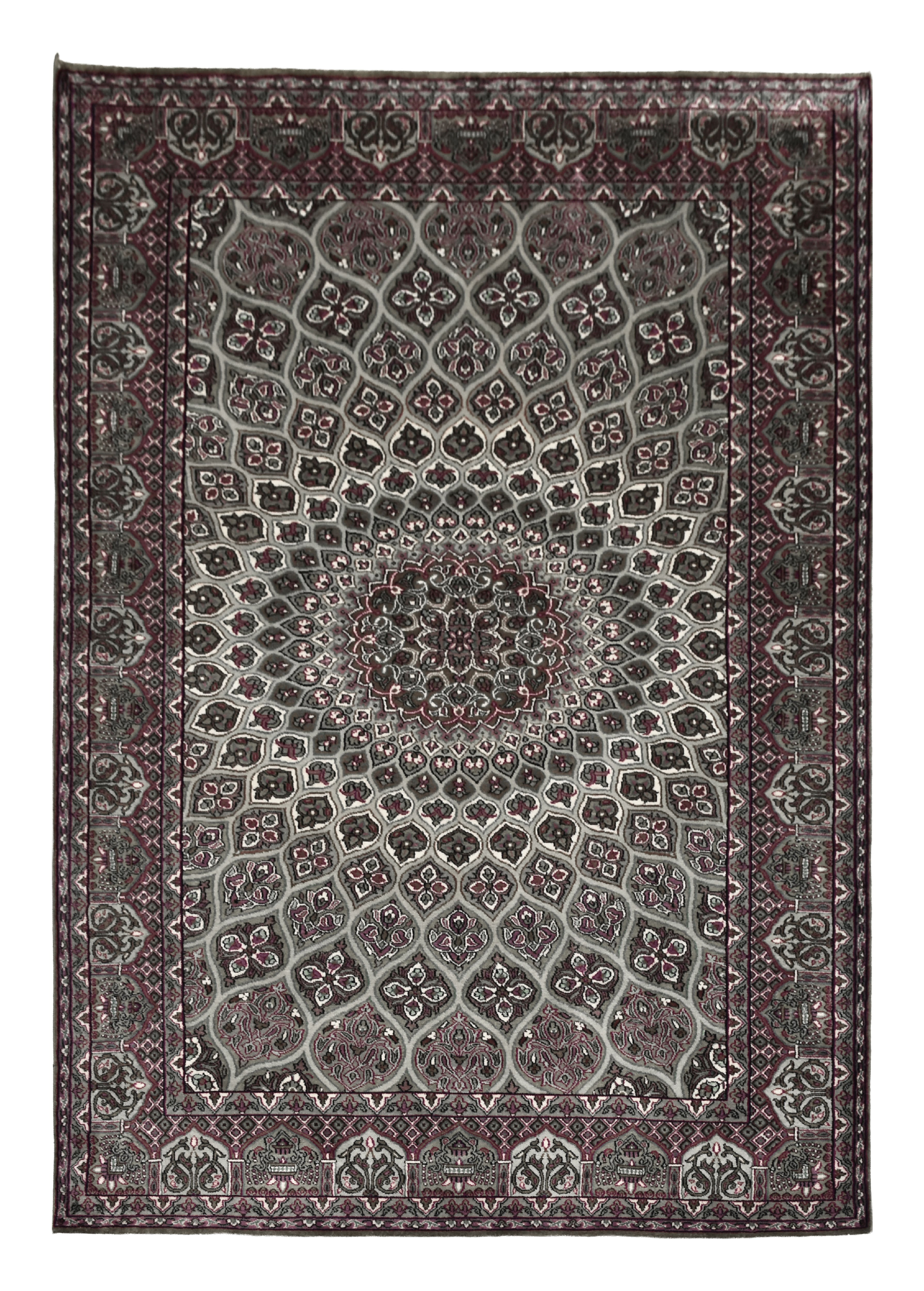 kayoom-kashan-9530-multi-handgewebter-orient-teppich-121x186-cm image 1