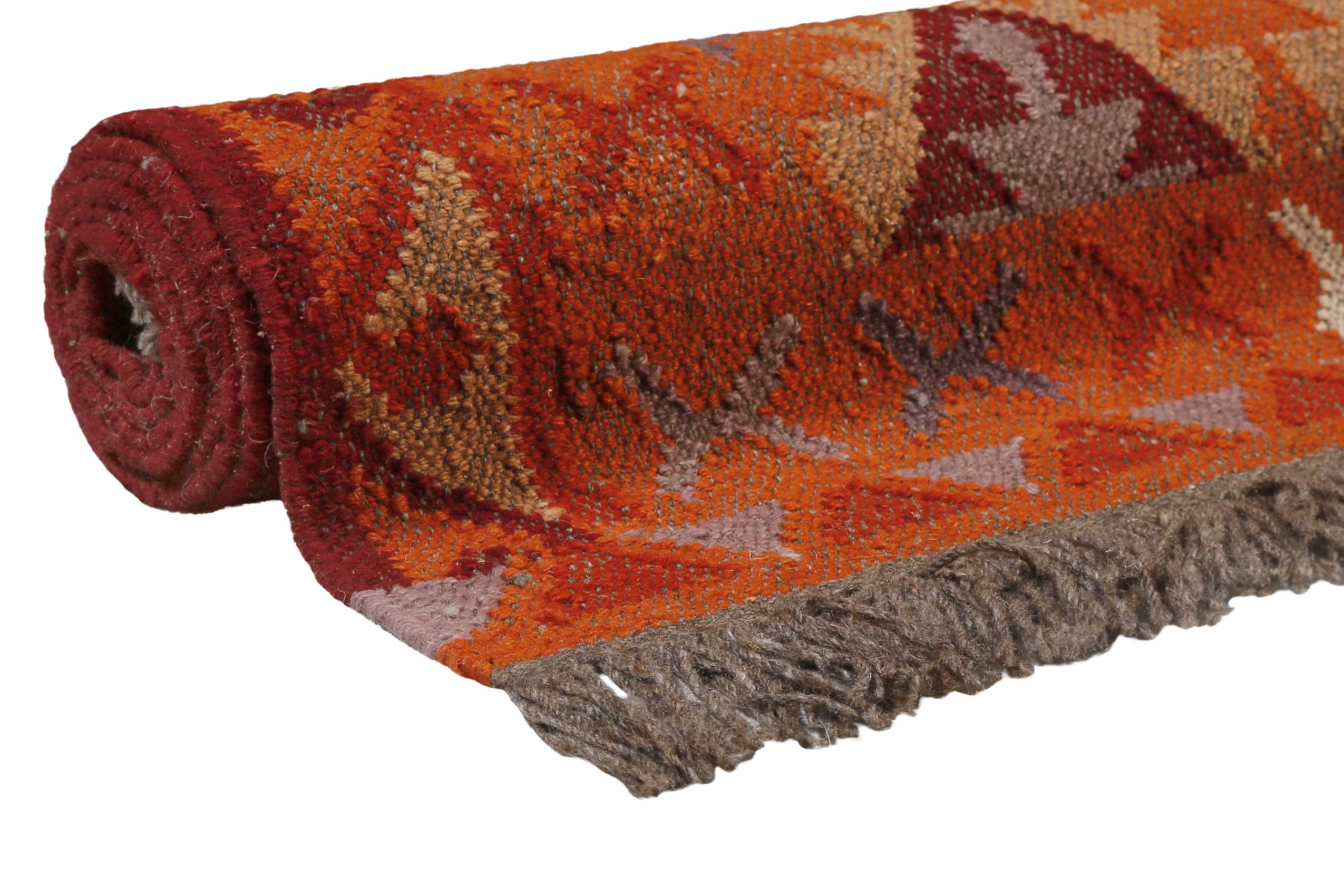 weconhome-kelim-teppich-rostrot-aus-wolle-pierre-green-looop-handgewebt-goodweav image 8