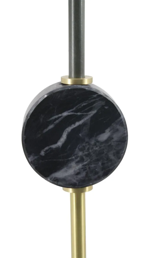 kayoom-tischlampe-carlea-287-schwarz-modernes-design-mit-gold-und-marmor-akzente image 1